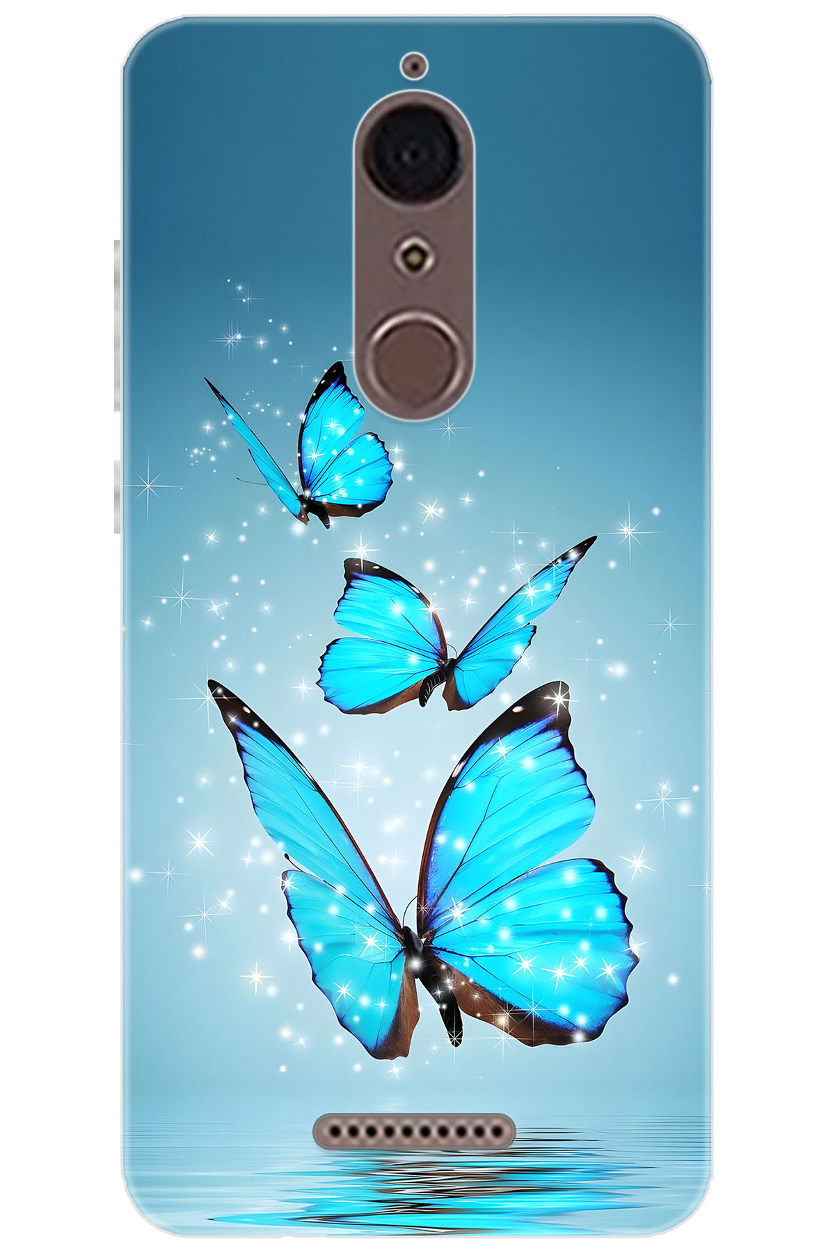Via G1 Compatible Sheath Pattern Printed Silicone Blue Butterfly NGO:710 CP-57MS1z6