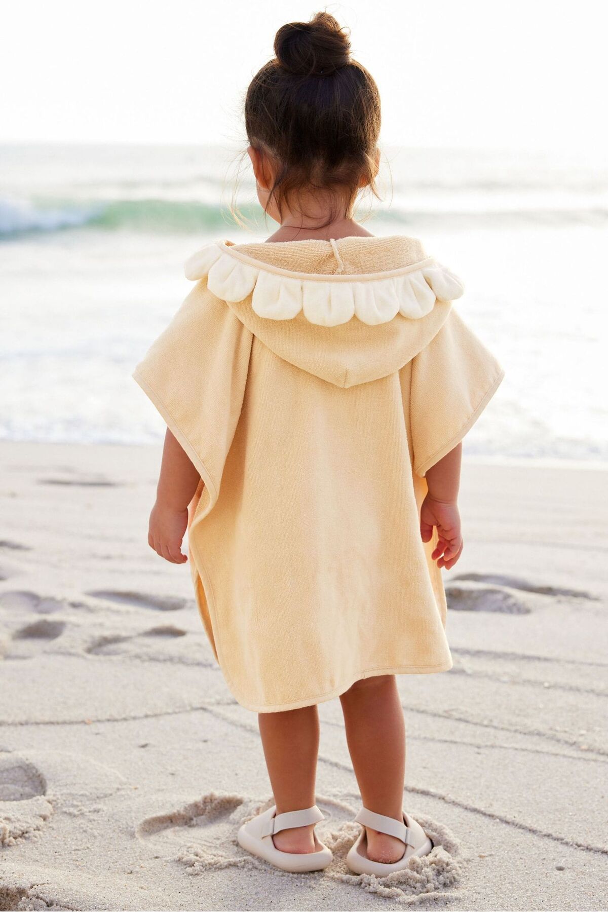 Next Baby-Cream Girl's Beach Towel Poncho 3