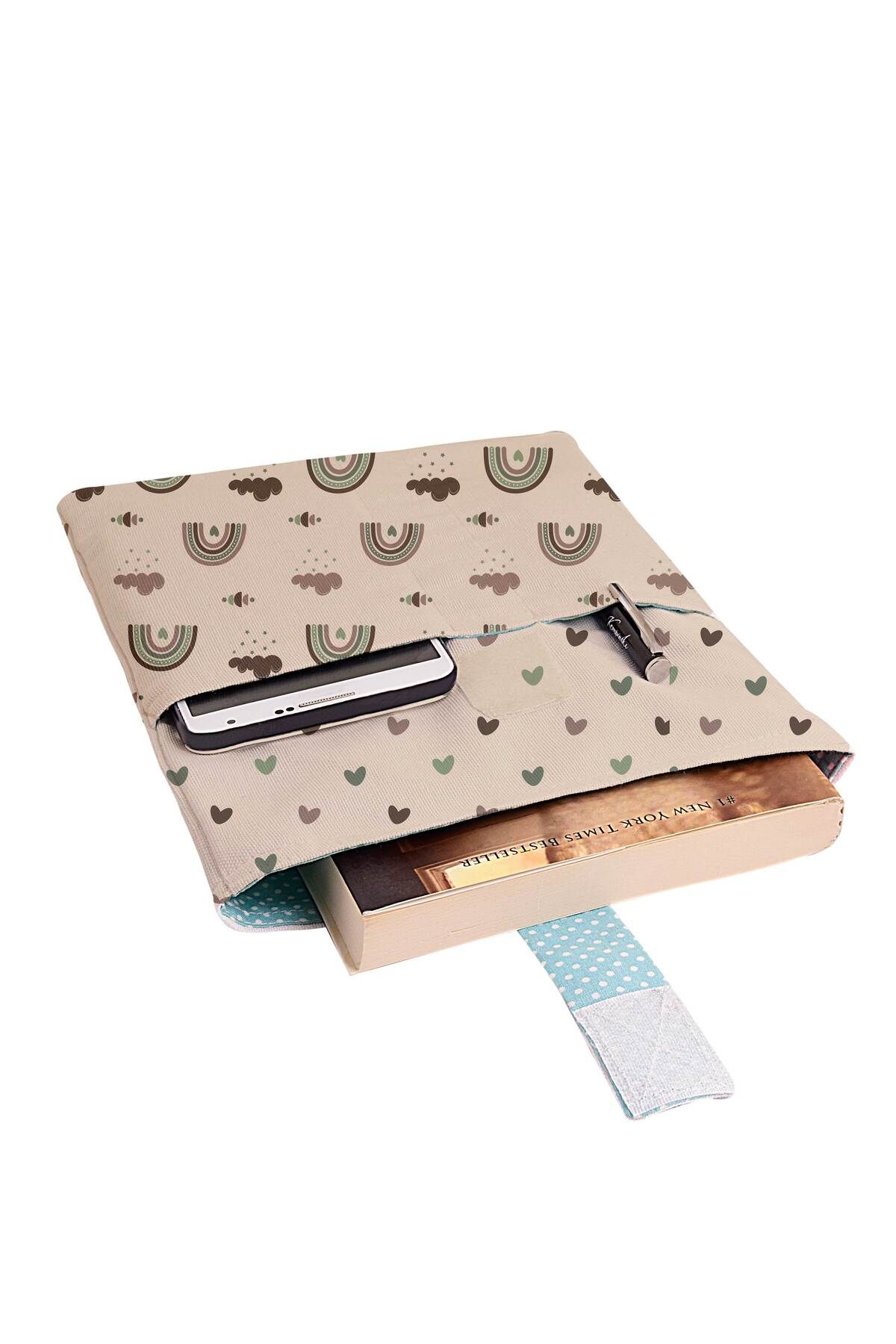 HRS-20 x 25 cm Patterned and Washable Pocket Multi-Purpose Book Bag 2