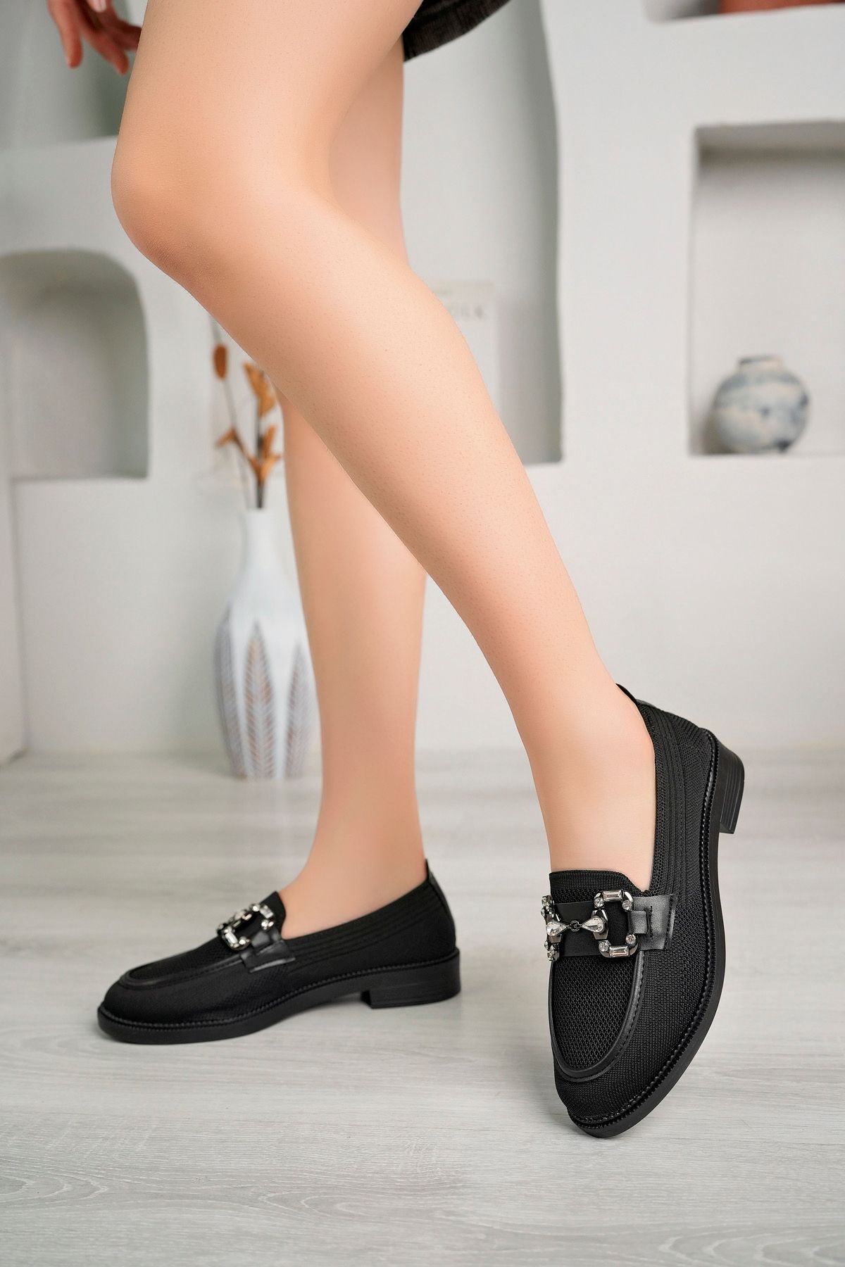 Aleza Shoes-New Season Chain Detail Women's Casual Shoes 3