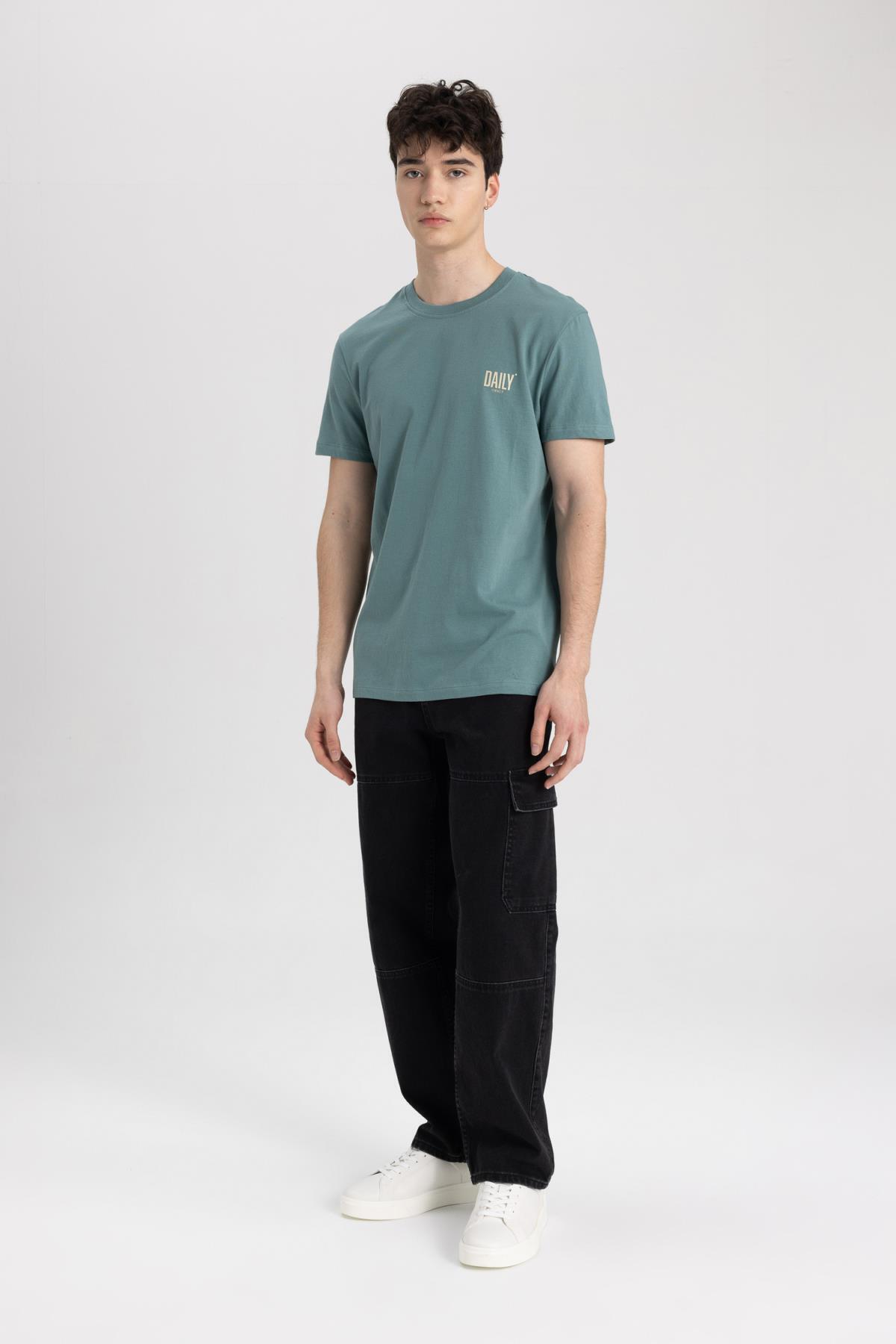 تی شرت مردانه دفاکتو | C2078AX24SM Defacto - Image 2