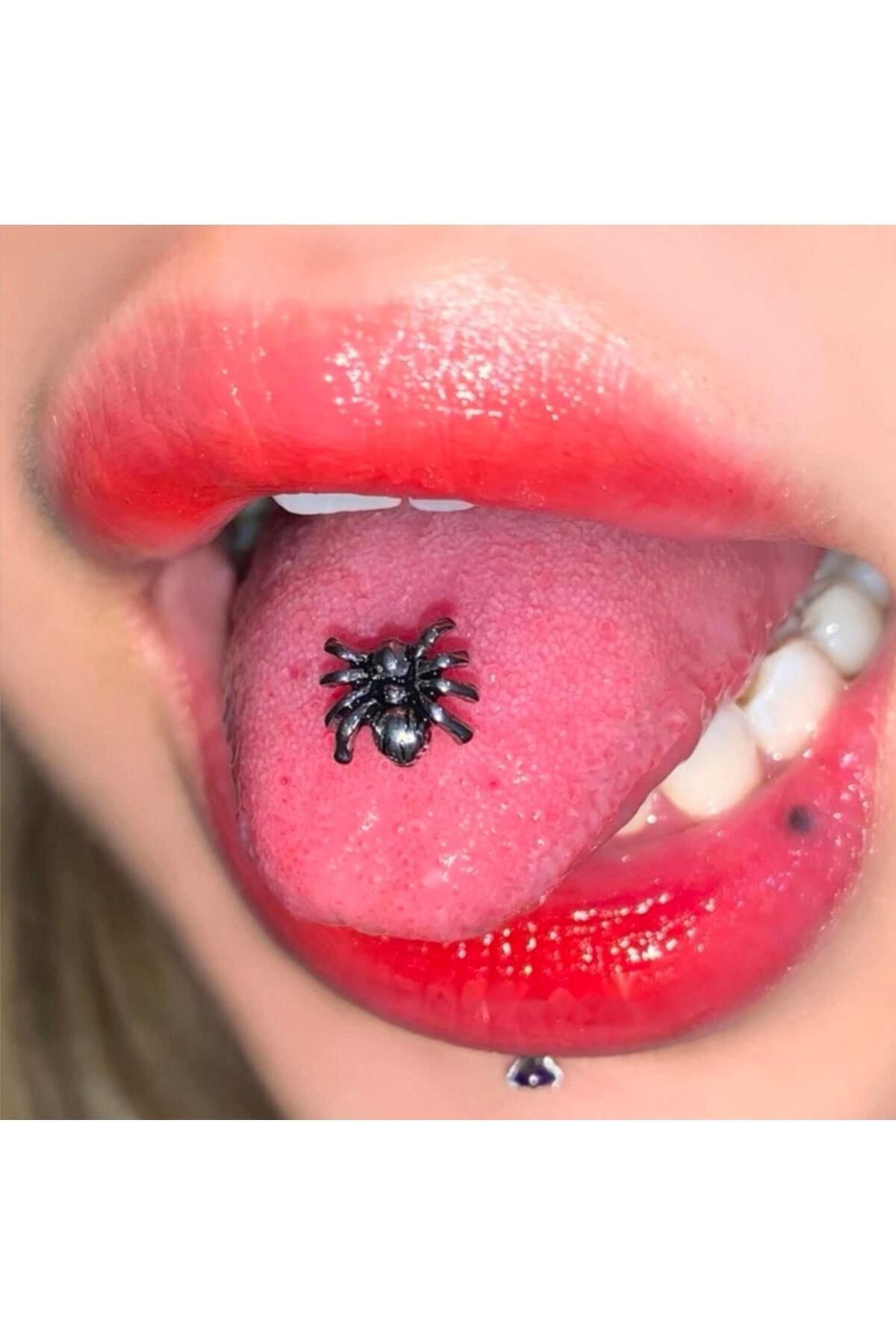 Spider tongue ring discount