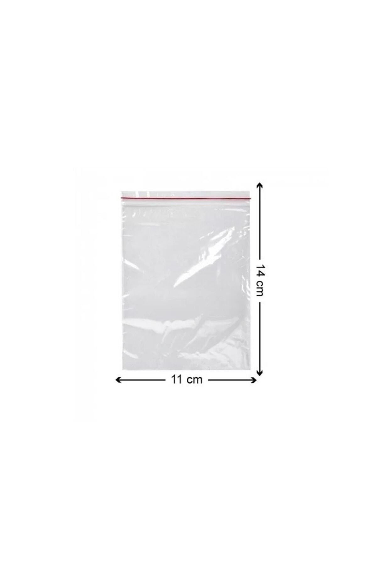 100 ADET Kilitli Torba 11x14 Cm 1Kilitli Buzdolabı Poşeti Şeffaf Kilitli Poşet Kilitli Saklama Poşeti