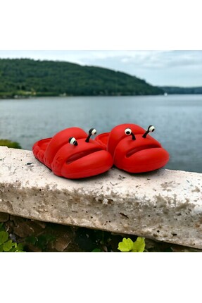 TrineBear KERKEK KIZ ÇOCUK 3D FİGÜRLÜ PLAJ DENİZ HAVUZ EV SOKAK DAYANİKLİ TER...