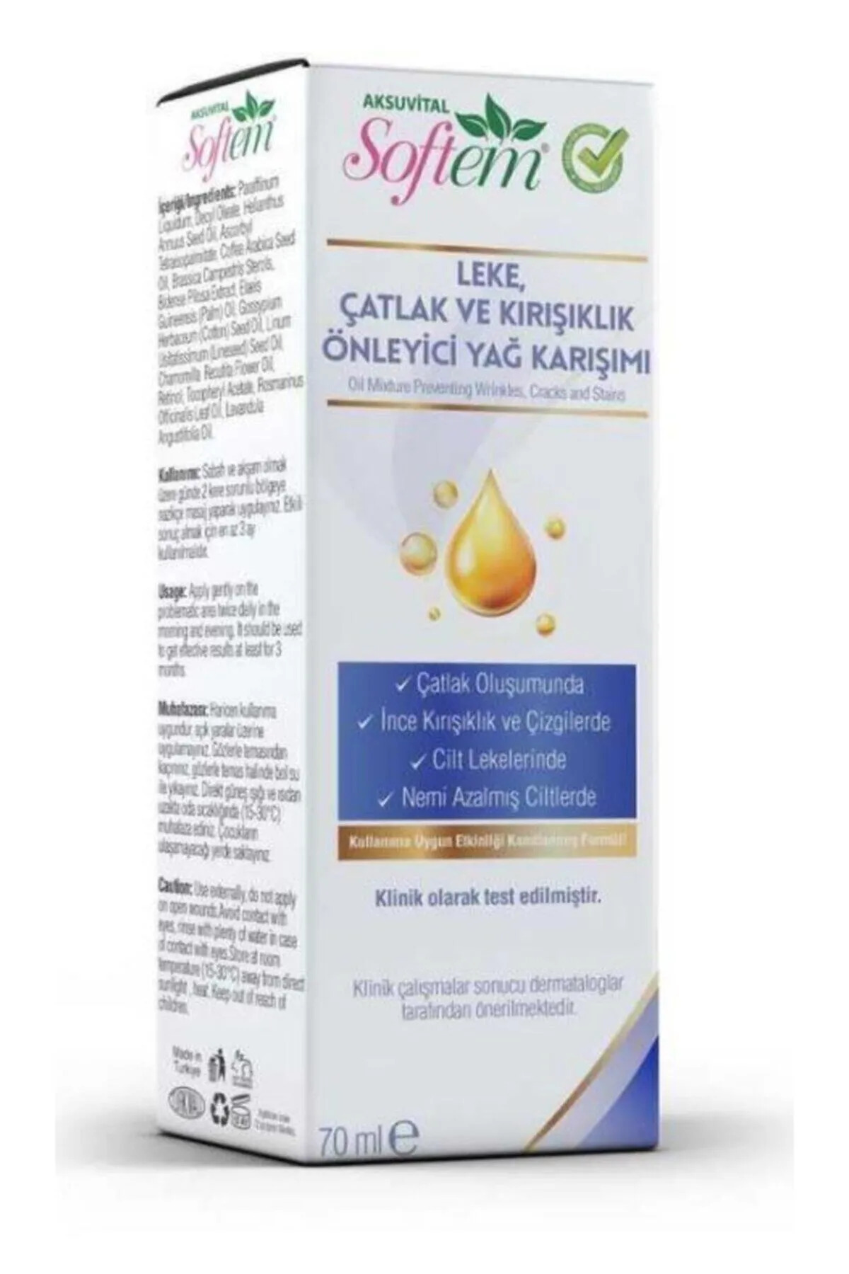 NİVENE-Nivene 70 ml Blemish and Stretch Mark Oil Mix 1