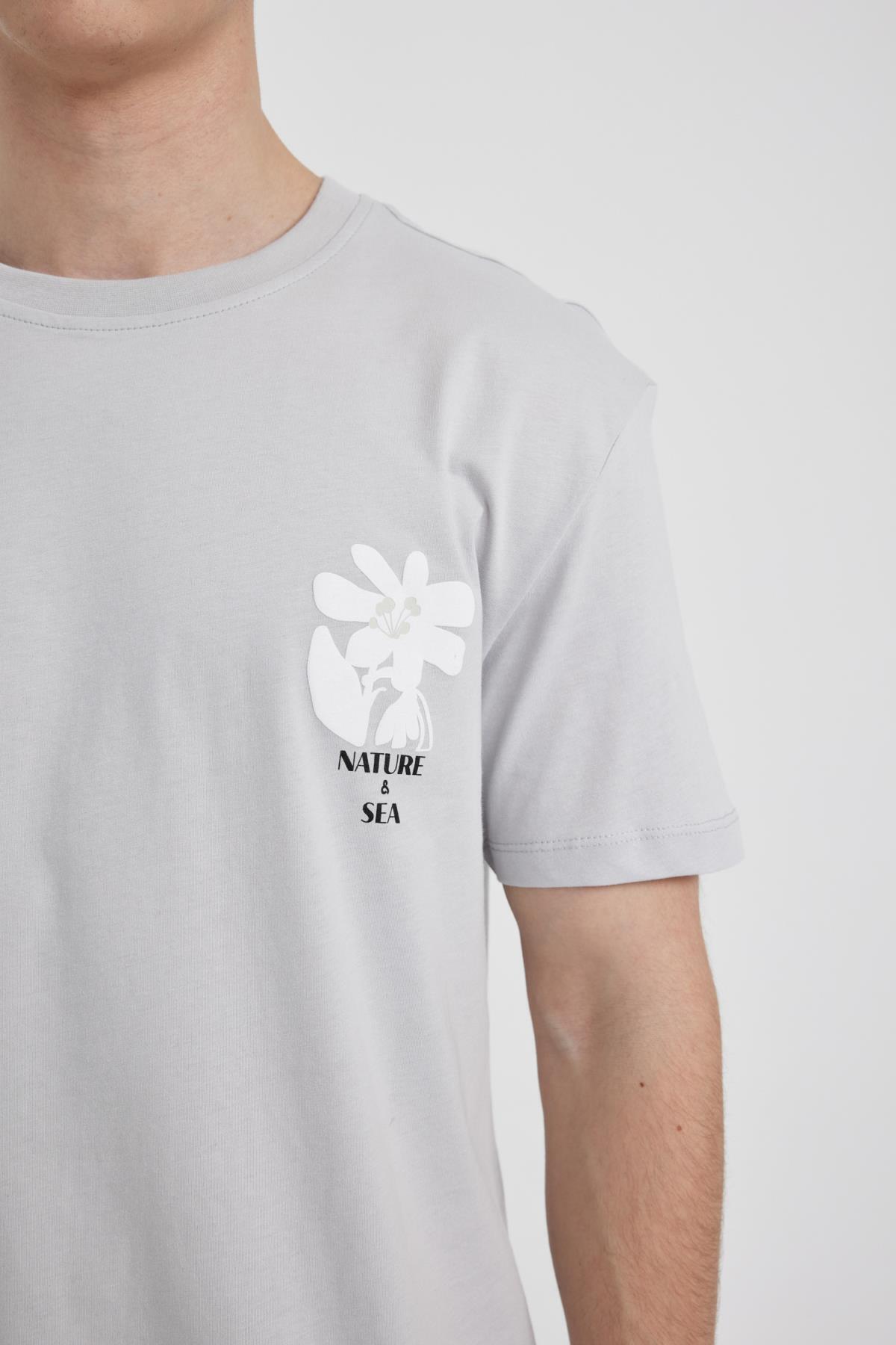 تی شرت مردانه دفاکتو | C2083AX24SM Defacto - Image 3