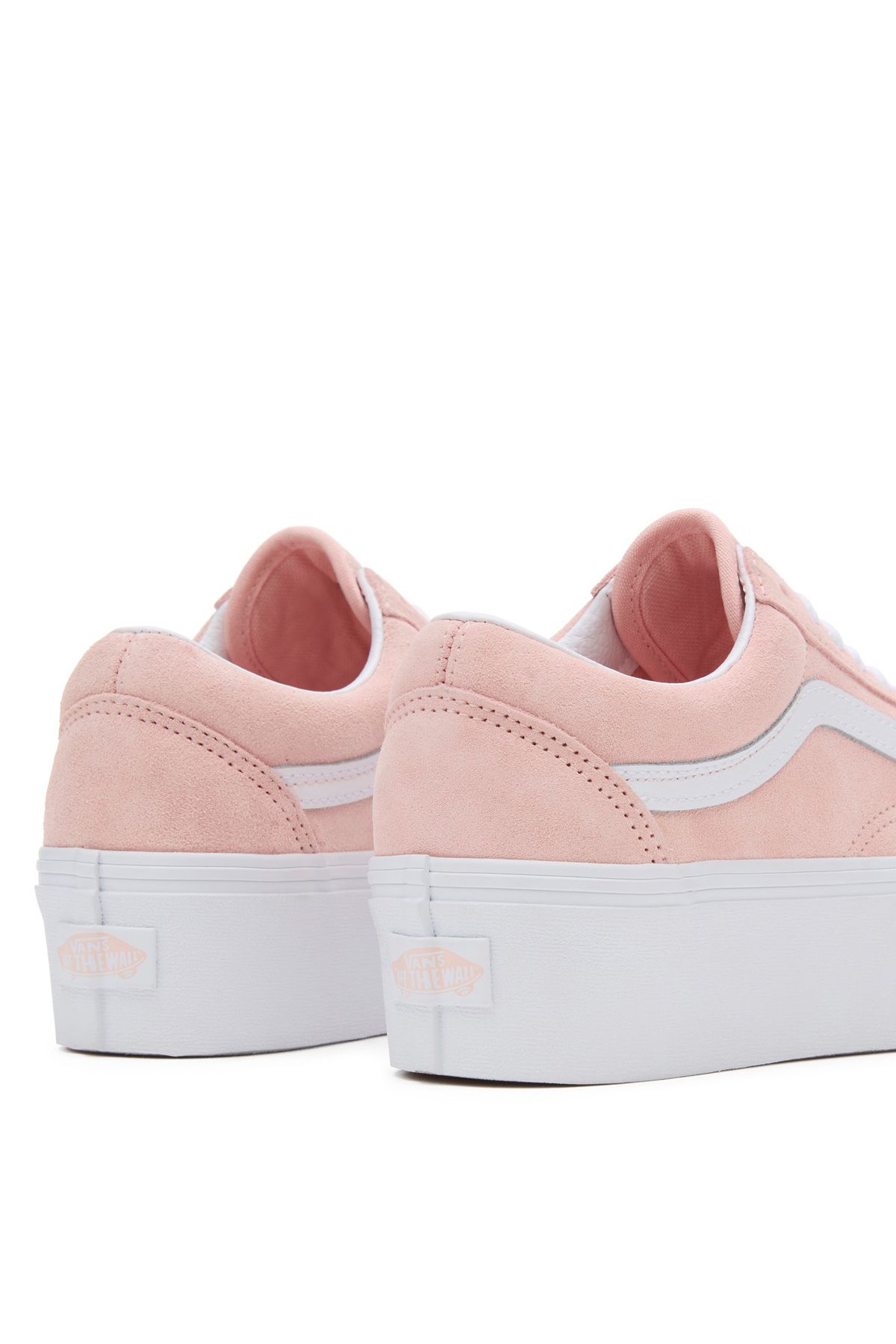 اسنیکر صورتی زنانه کفش های سبک زندگی جیر روشن Vans