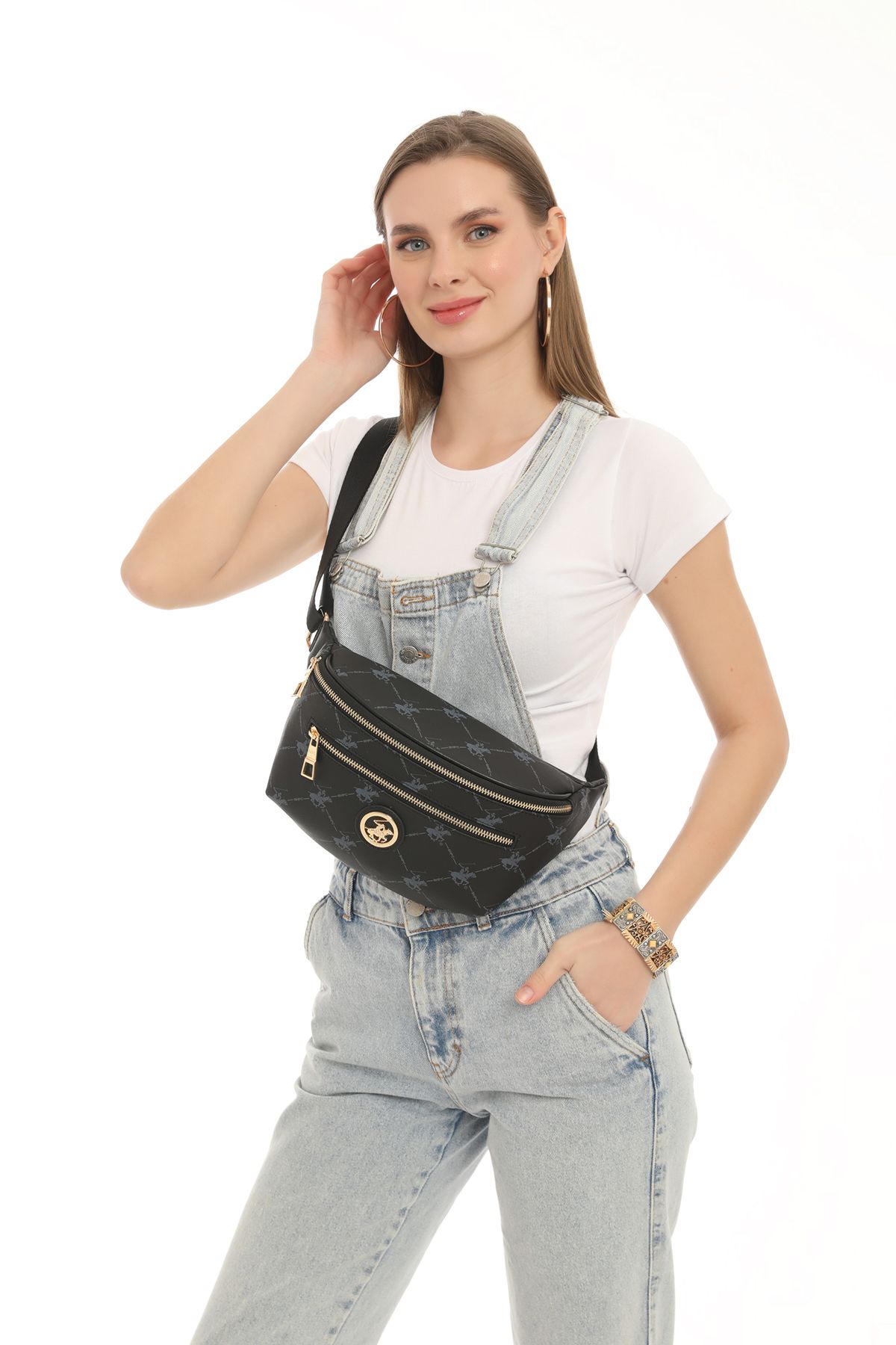 Beverly Hills Polo Club Damska Czarna Nerka Kobieta - One Size
