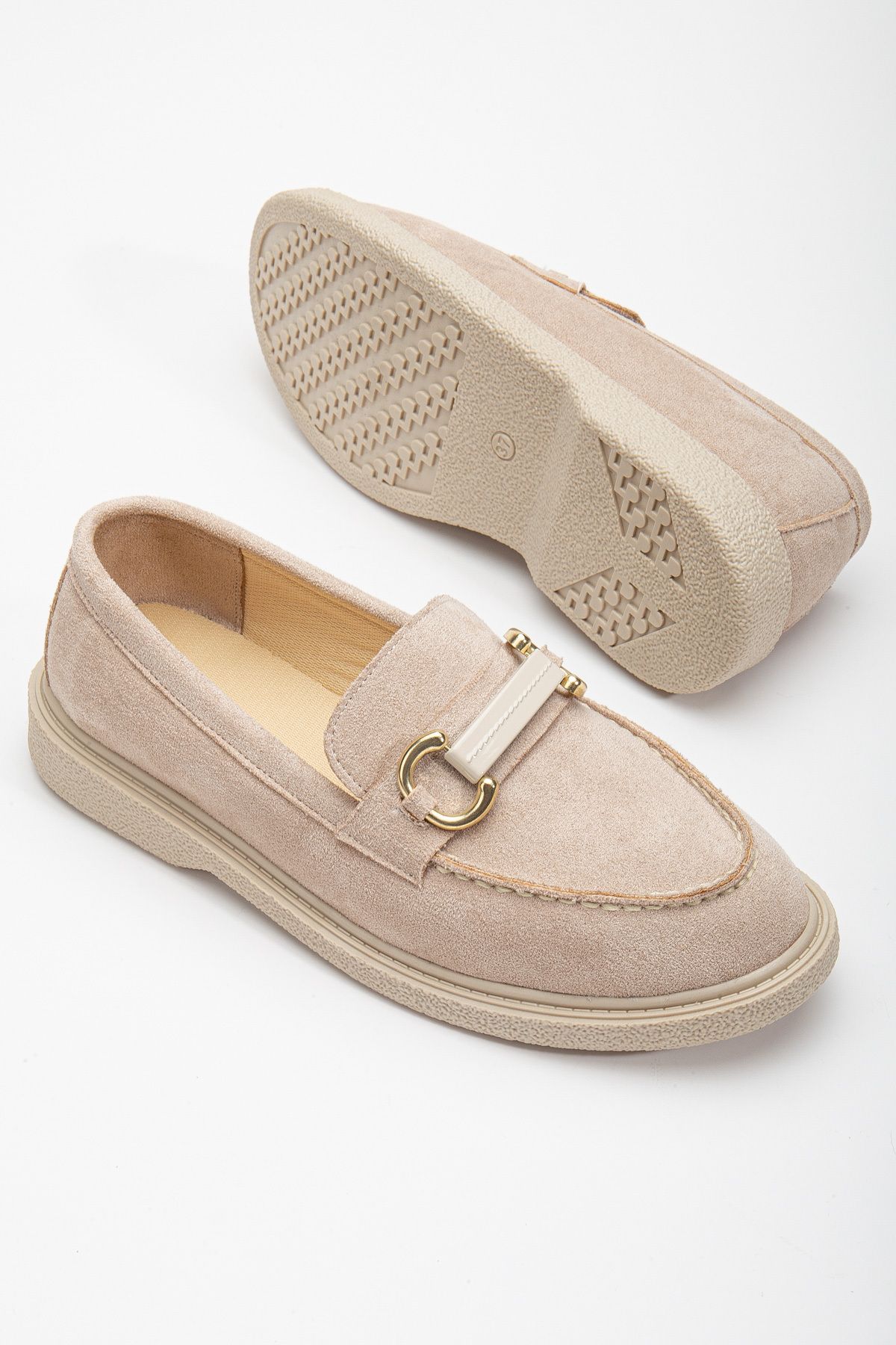 Tonny Black Mocasnic Casual De Damă, Din Piele Întoarsă Nuda Femeie - 39