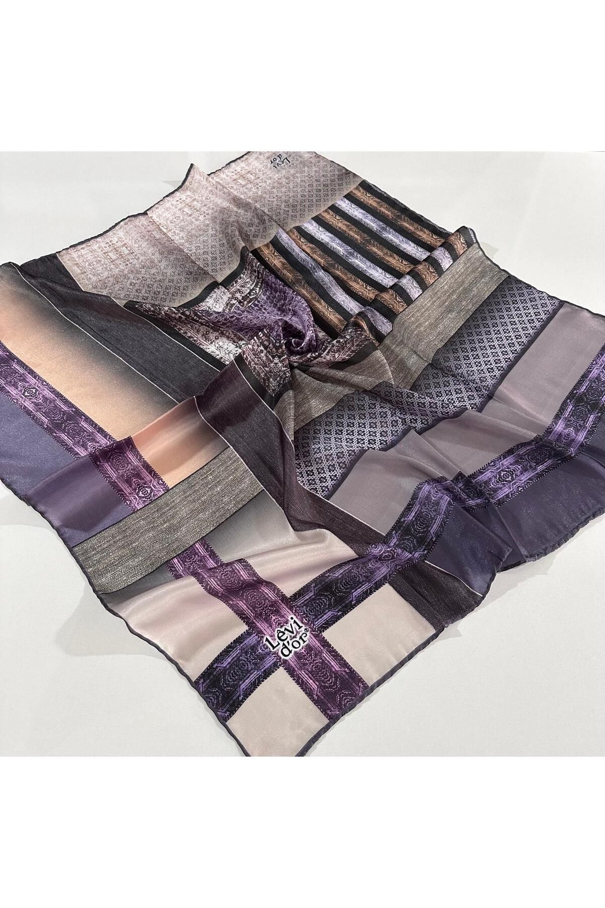 روسری چند رنگ کریستال نرم Levi'dor Soft Leaptive LTS0203 Levidor