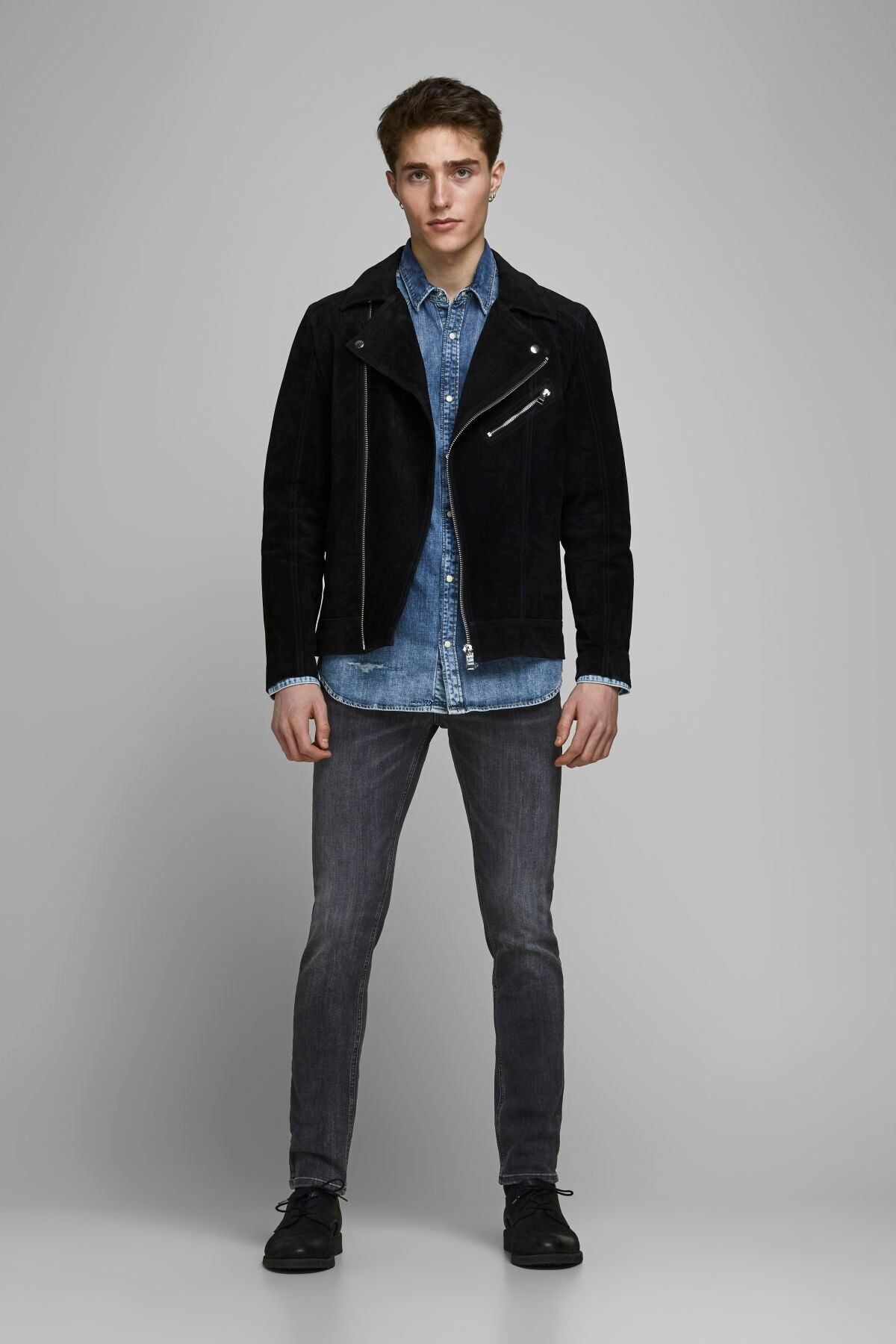 جک اند جونز جین مردانه Glenn 817 Slim Fit - 12159030 - BS