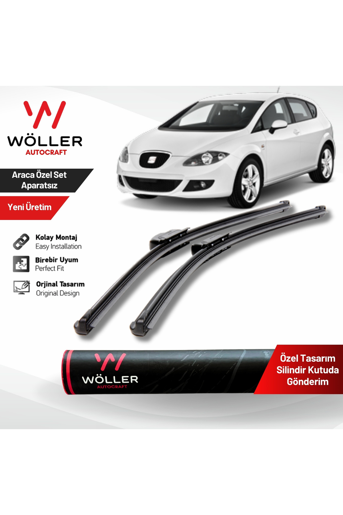 wöller Seat Leon 2 Silecek 2006 2012 Silecek Takımı Araca Özel