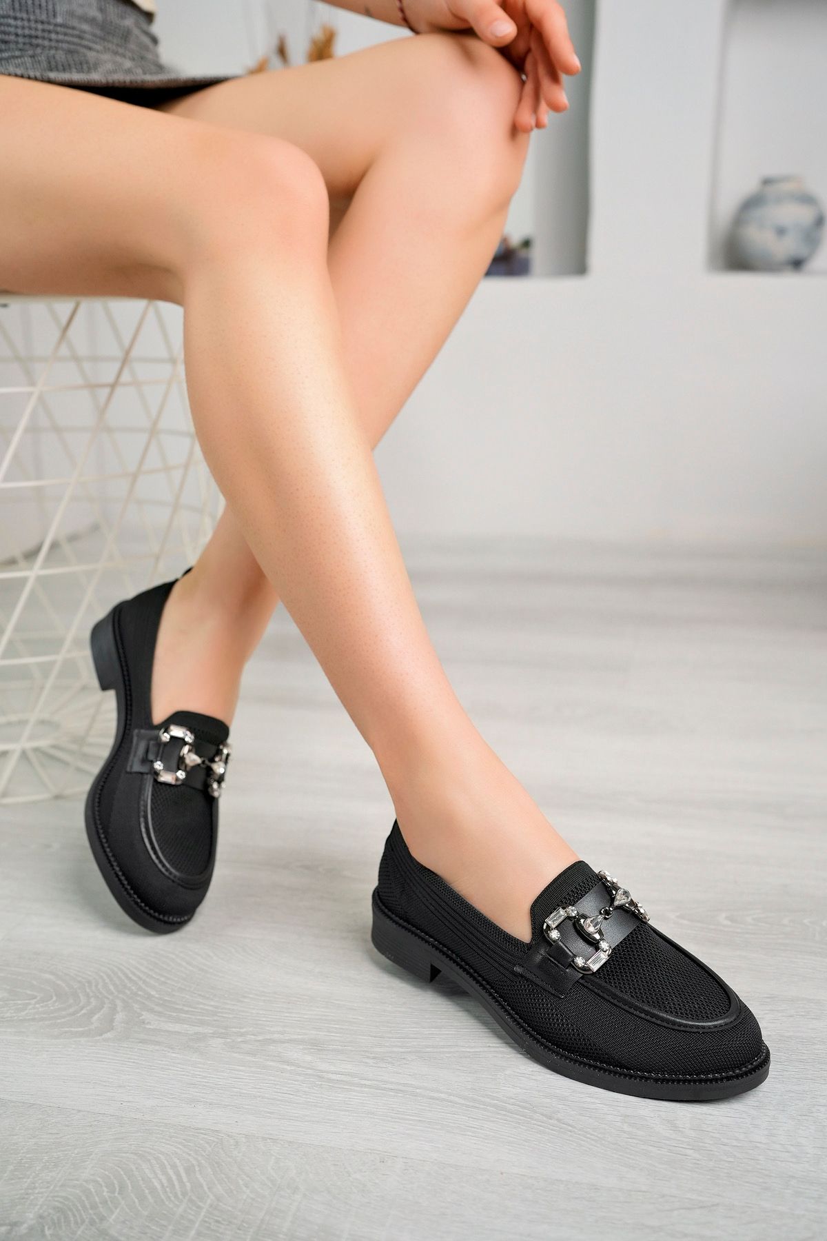 Aleza Shoes-New Season Chain Detail Women's Casual Shoes 2