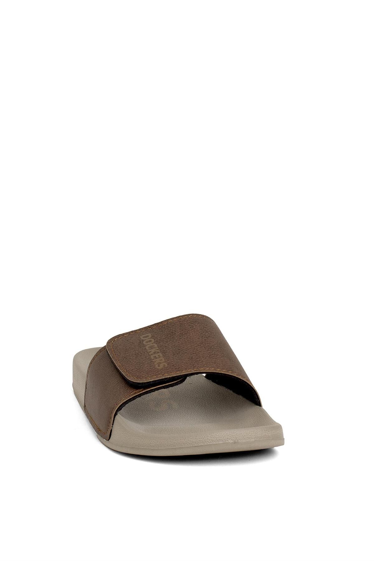 Dockers-101646353226324  Men's Flat Slippers Sand Color 2