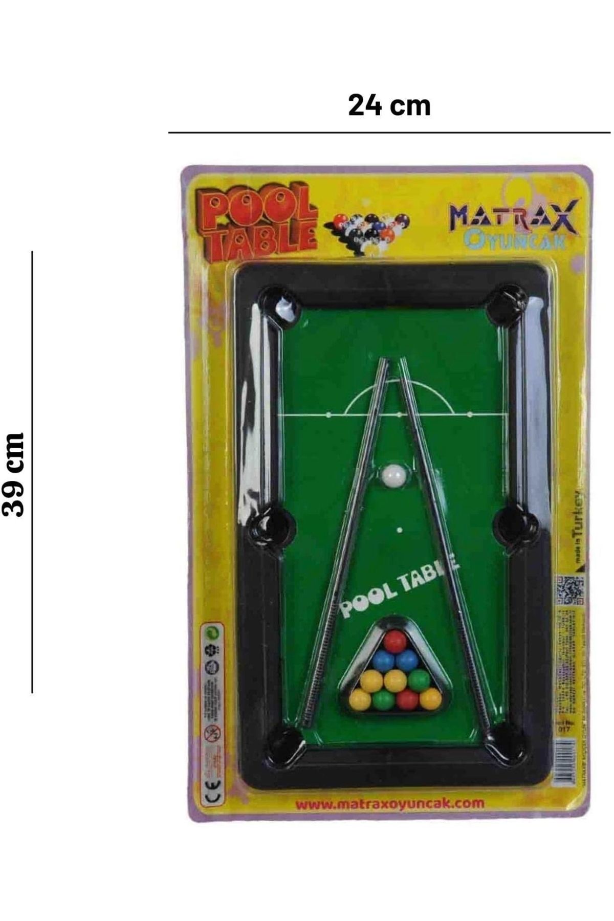viamu Matrax Oyuncak Kartela Bilardo Oyunu