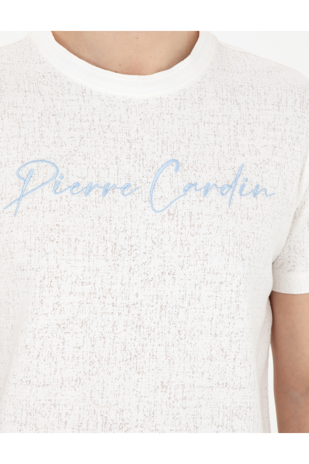 تیشرت مردانه سفید پیرکاردین | 1857540 اورجینال - تصویر 6