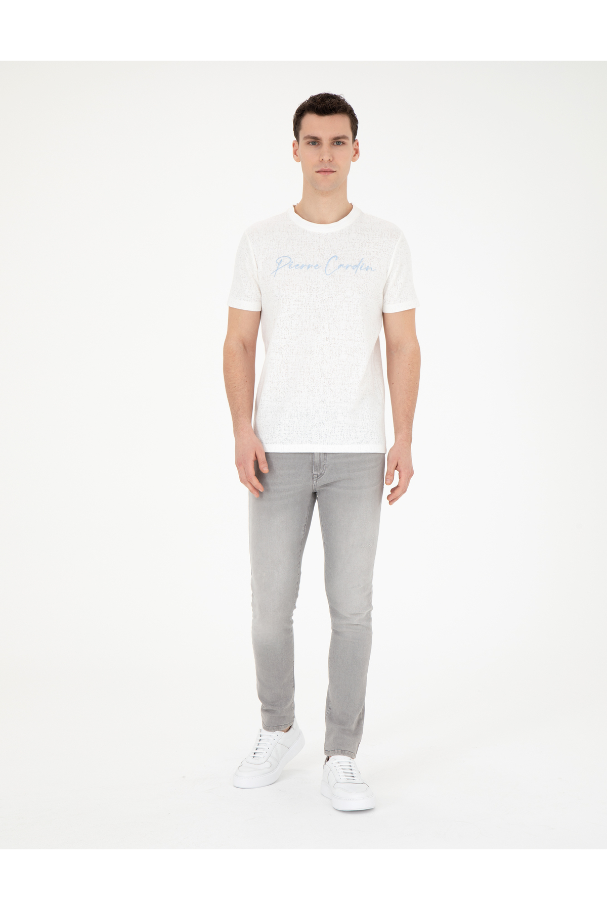 تیشرت مردانه سفید پیرکاردین | 1857540 اورجینال - تصویر 4