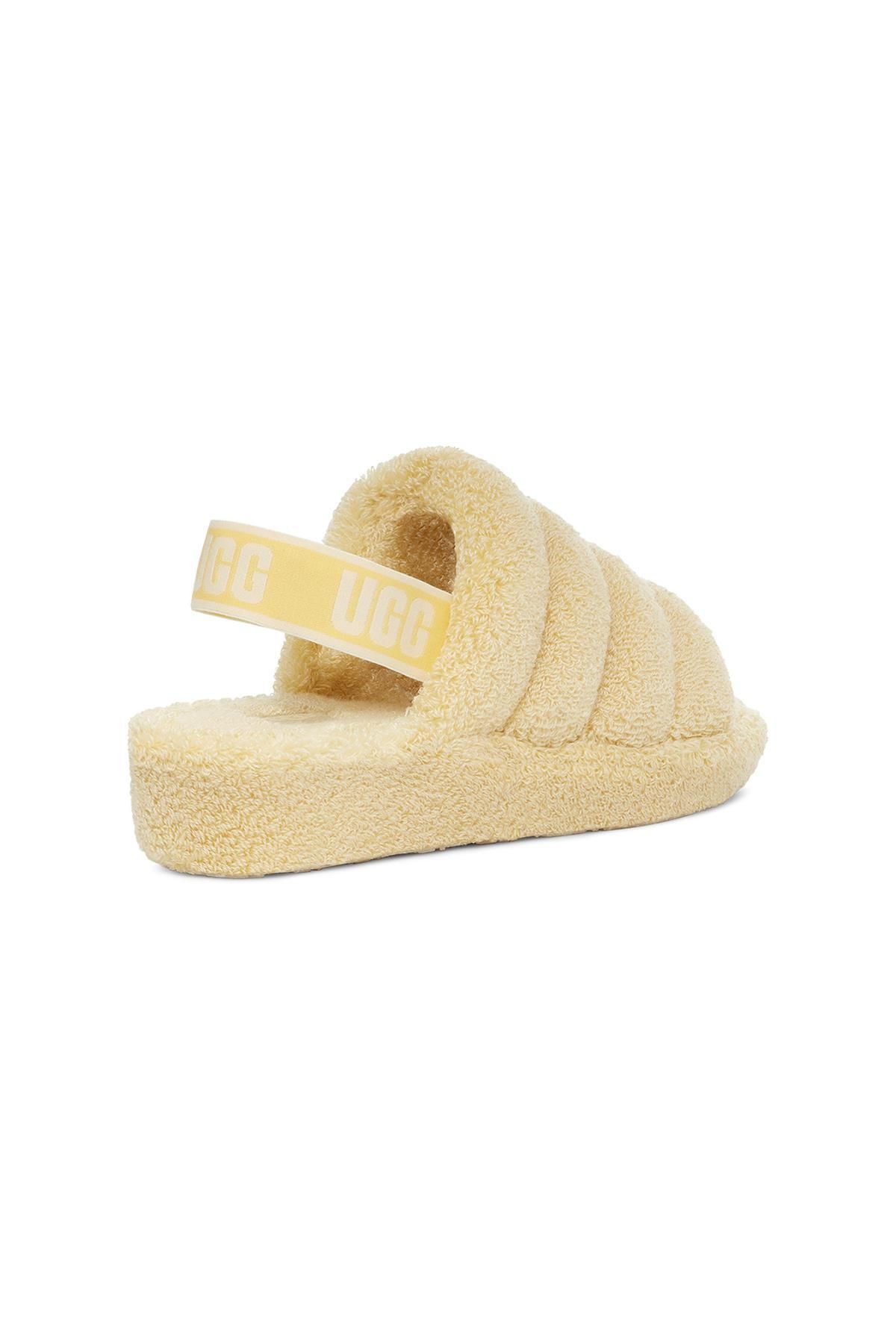 دمپایی زرد زنانه w fluff بله پودینگ تری موز 1127116 UGG