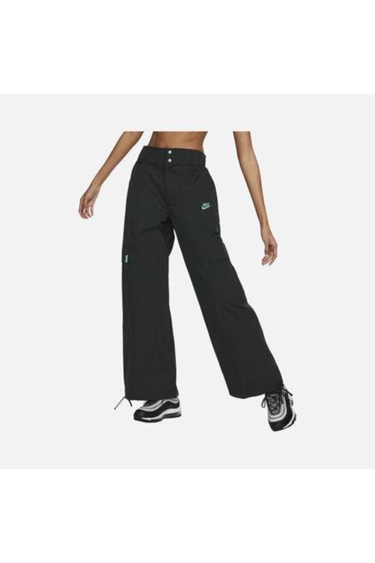 Nike Sportswear Oversized High Waisted Woven Cargo Kad n Pantolon Fiyat Yorumlar Trendyol