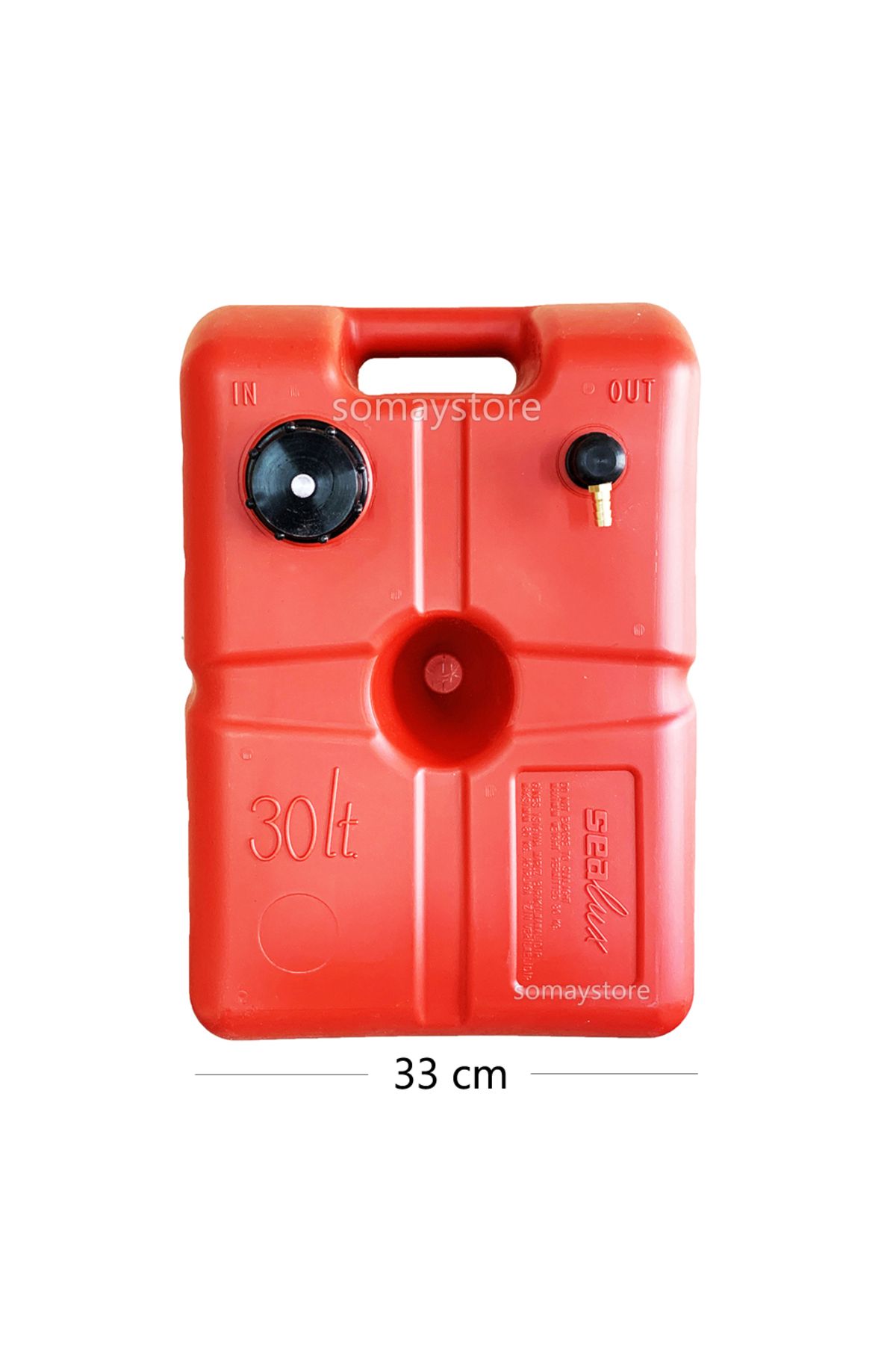 Somay Store Tekne Yakıt Tankı Yakıt Deposu 30 Litre 33 X 25 X 50 Cm Sealux