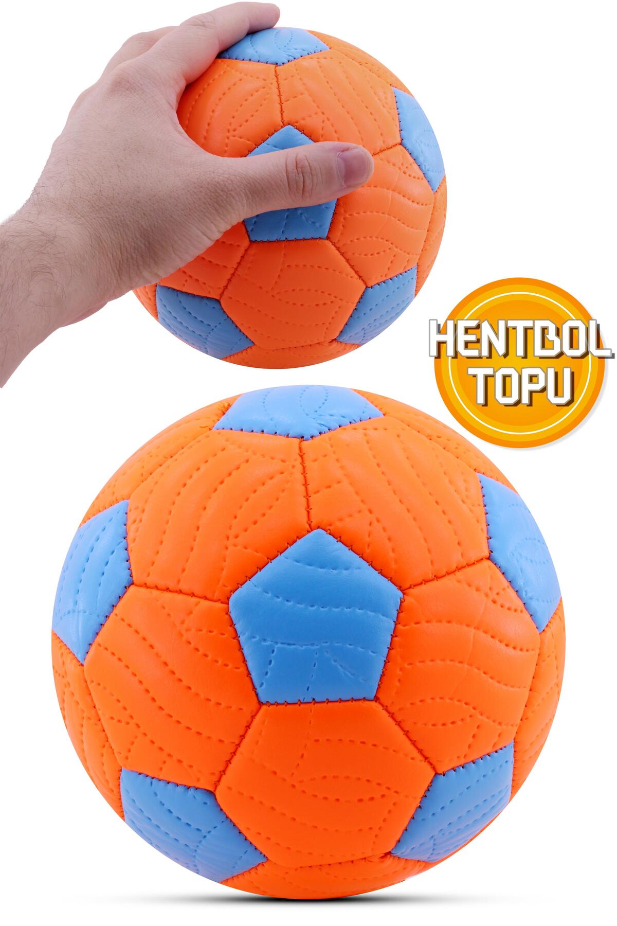 Telvesse Hentbol Topu Renkli Soft Katman Çocuk Mini Futbol Topu No:1 İç Mekan Minik Top