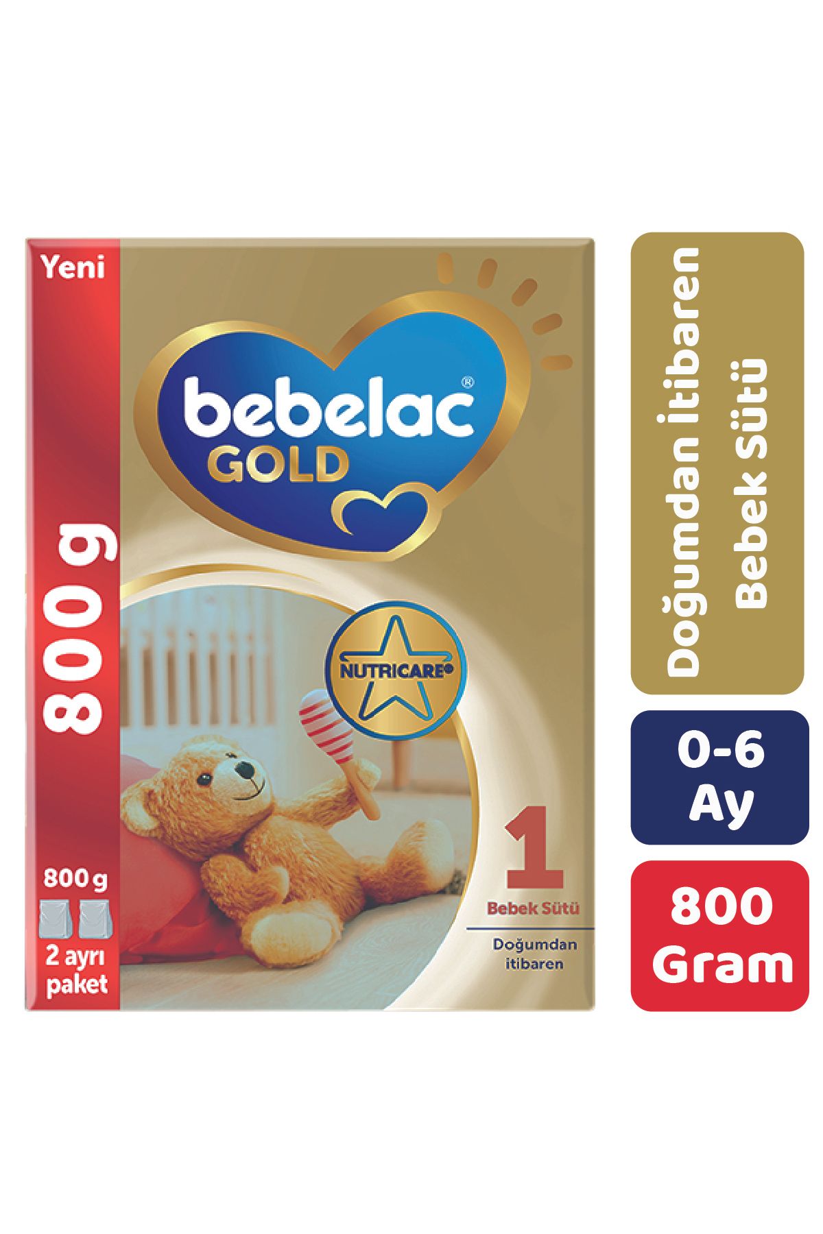 Bebelac Gold 1 Bebek Sütü 800 gr