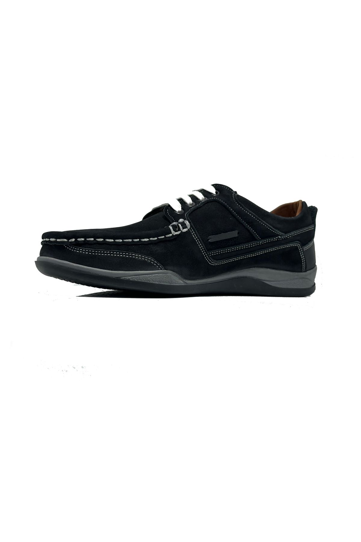 Master-Black/Nubuck Lace-Up Genuine Leather Casual Men's Shoes 4