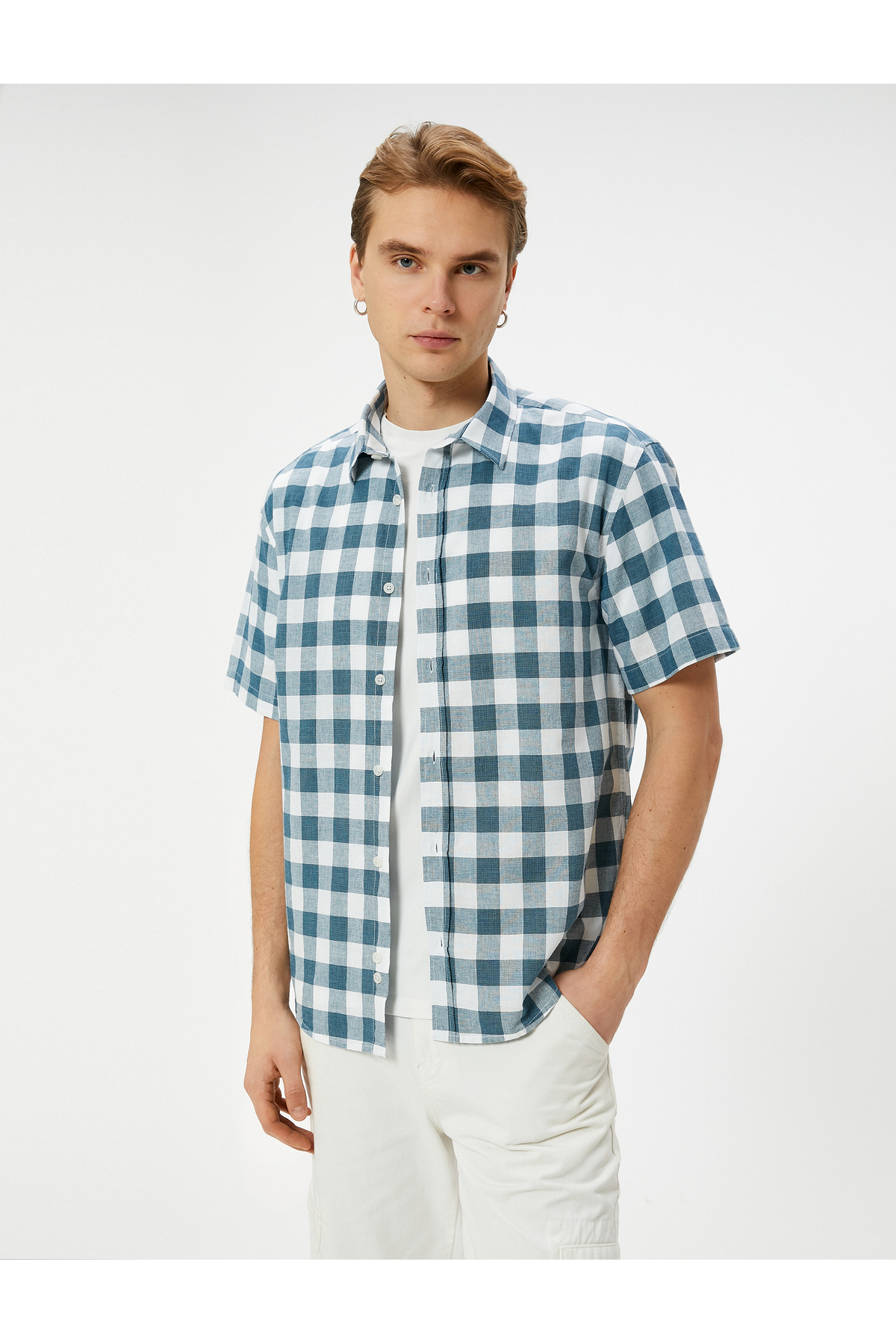 پیراهن مردانه کوتون | 4SAM60086HW Koton - Image 3