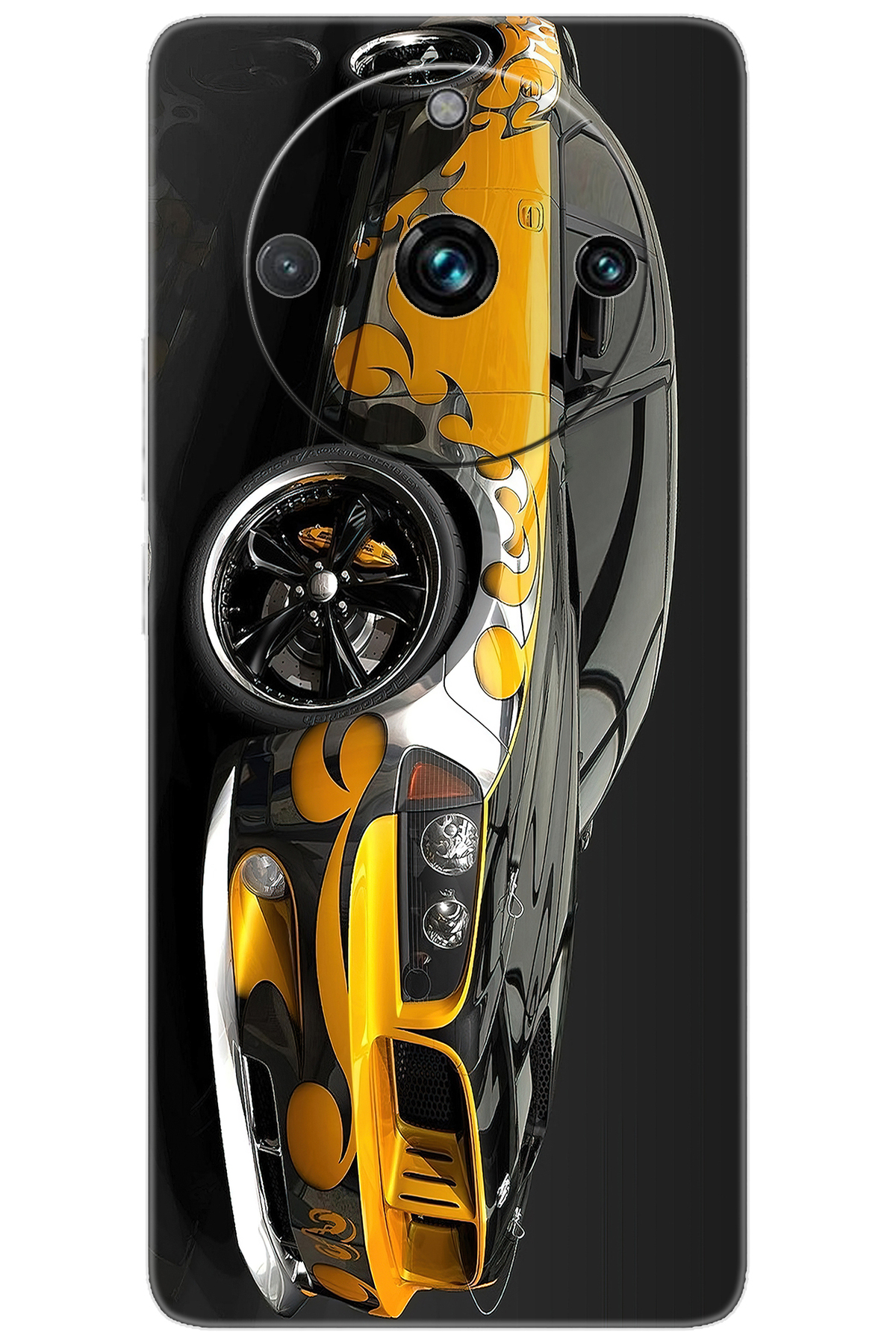 11 PRO (RMX3771) Compatible Sheath Pattern Printed Silicone Carros Velose NGO:292 CP-ODFWGL7