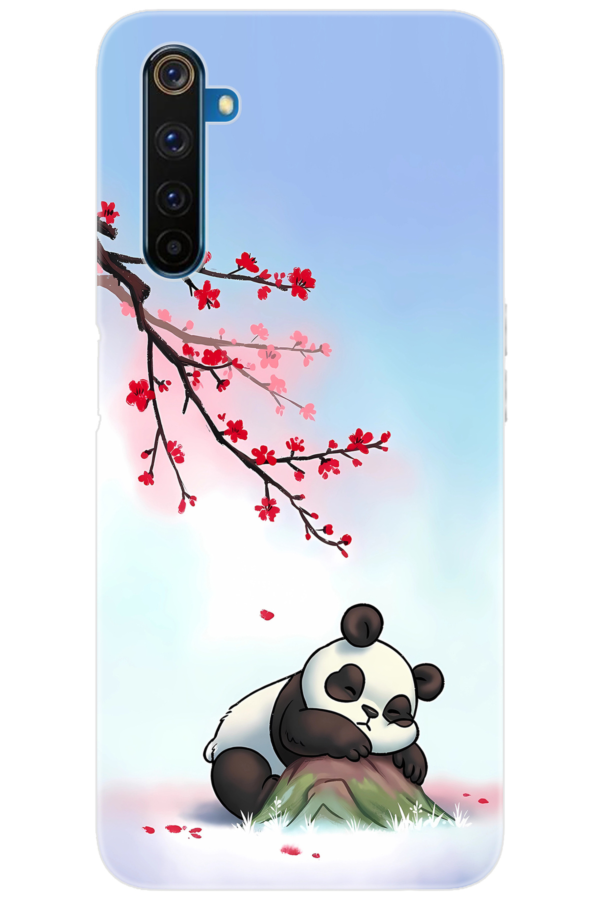 6 PRO (RMX2061) Compatible Sheath Pattern Printed Silicone Sleeping Panda NGO:627 CP-ow75mZK