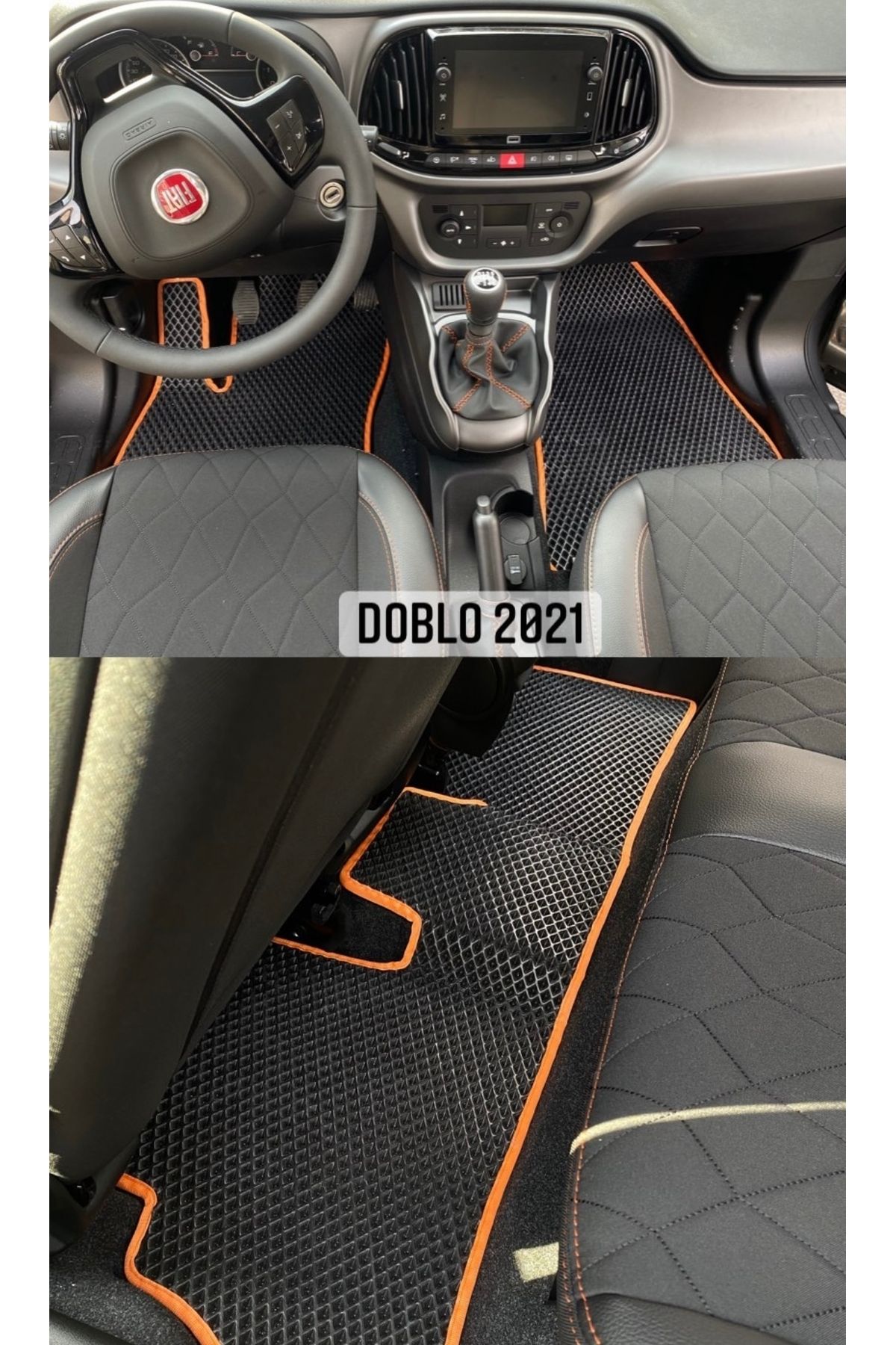 КОВРИКИ ДЛЯ АВТОМОБИЛЕЙ maxcar FİAT DOBLO 2015-2020 EVA SMART 3828282