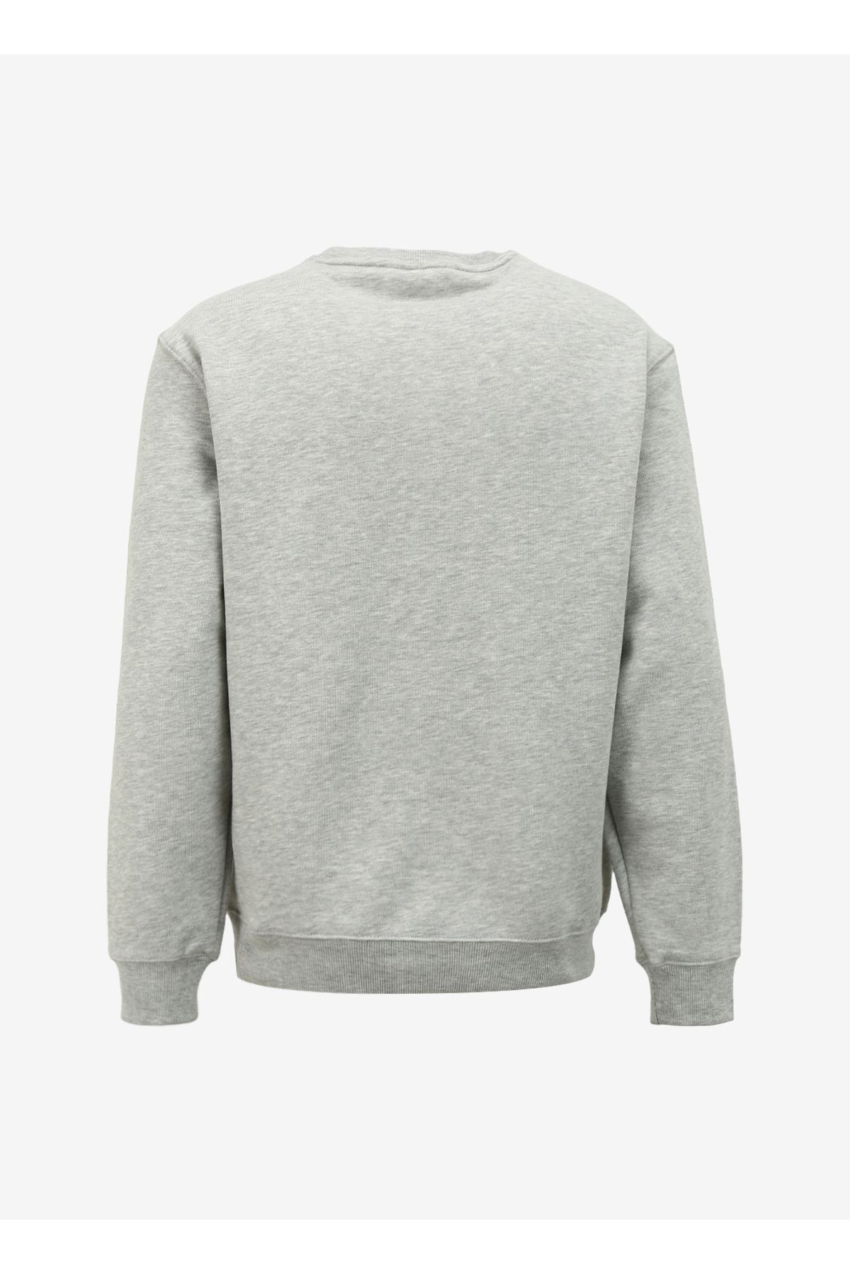 سویشرت خاکستری مردانه یقه دوچرخه Melanj Grey l81iry036 Lee