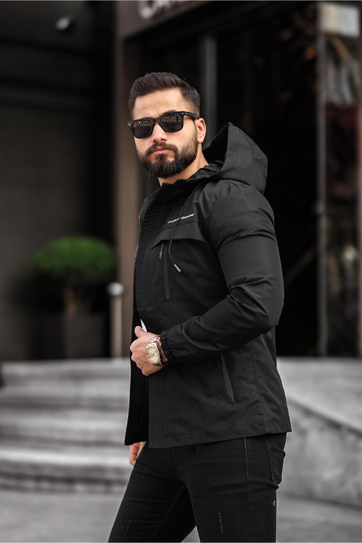Mevsimlik Erkek Mont — مشکی ŞİŞME2 — تصویر 3 از 3