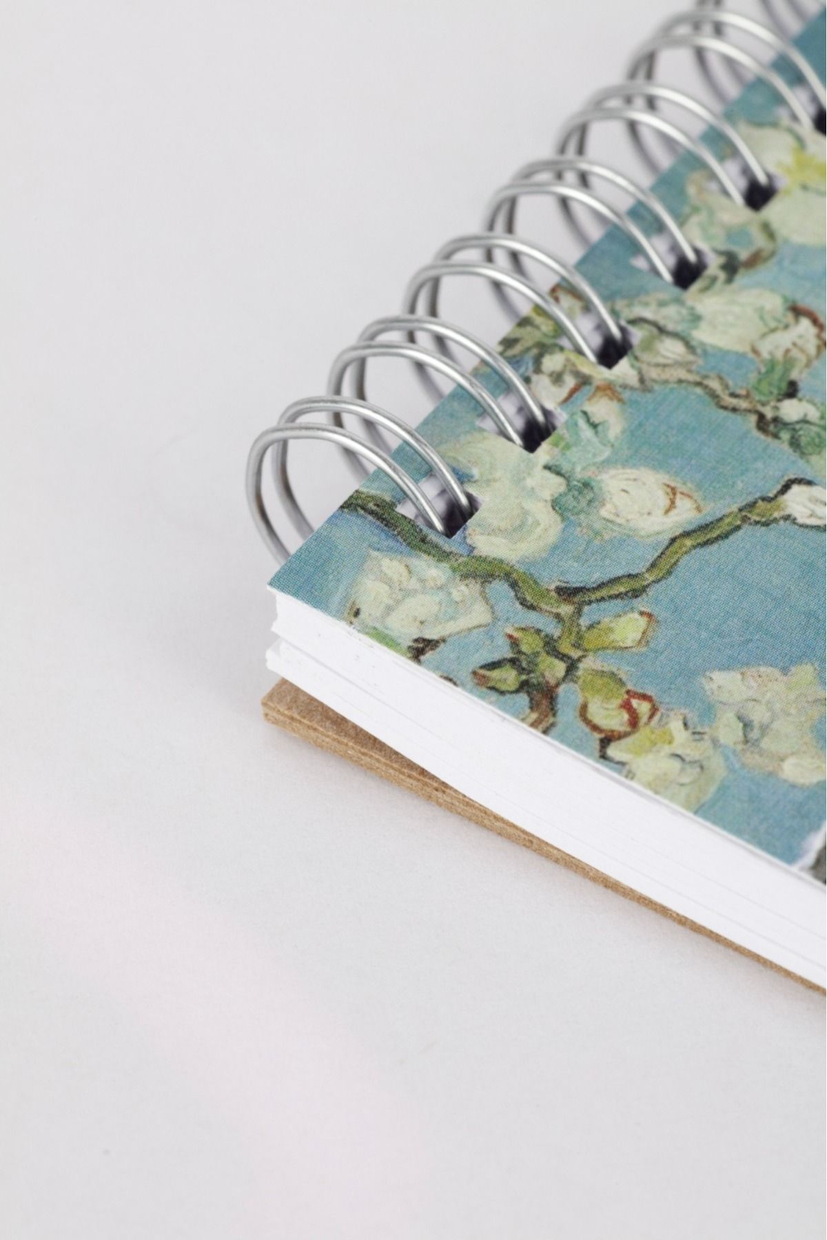 retronote-Almond Blossoms, Van Gogh 1890, A5 Sketch Notebook II, Unlined, 100 Sheets, 100 grams, White Color 2