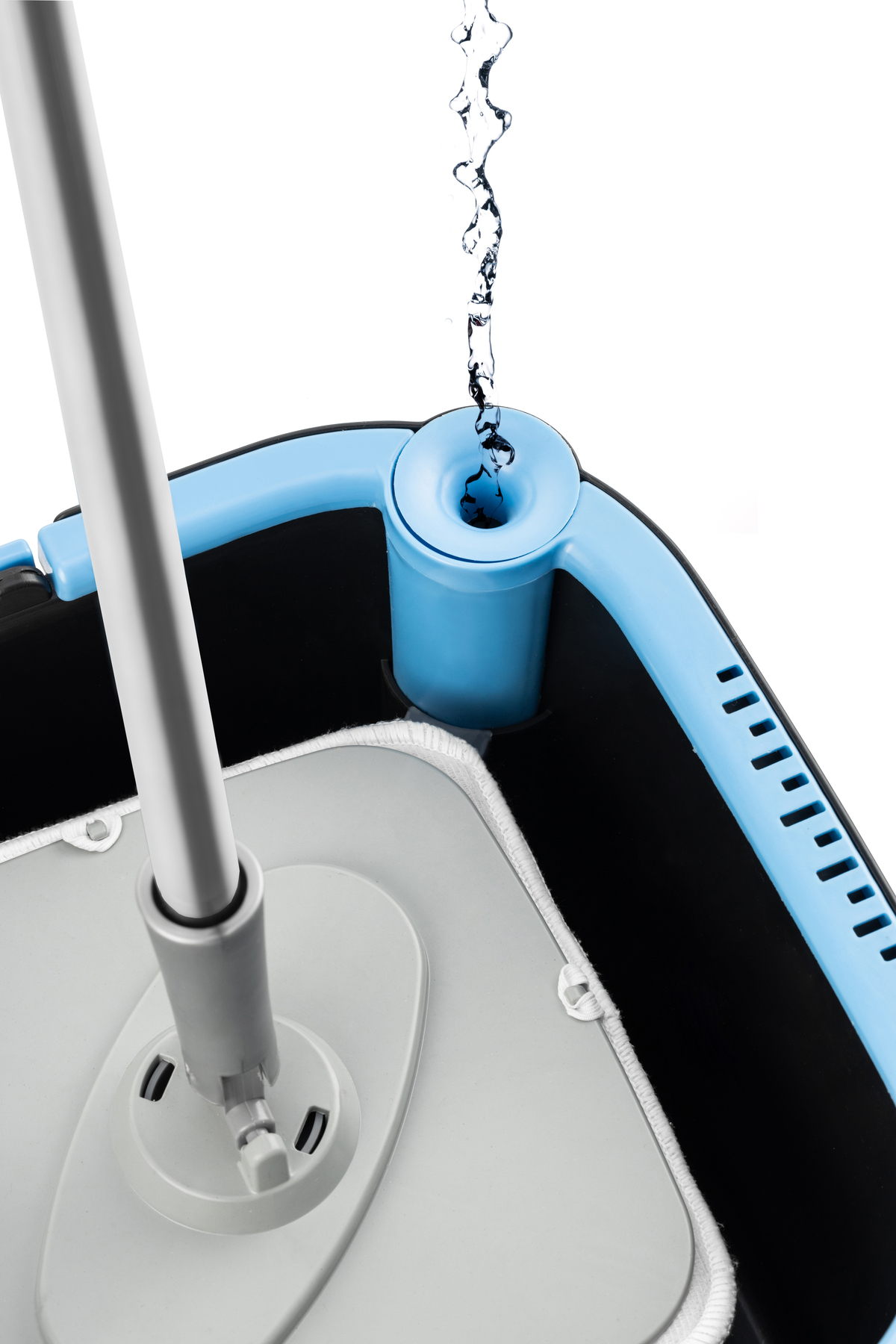 ESNAFDEDE-Magic Mop Clean-Dirty Water Separator Automatic Cleaning Set with Spare Mop Renewed Design Square Head 3