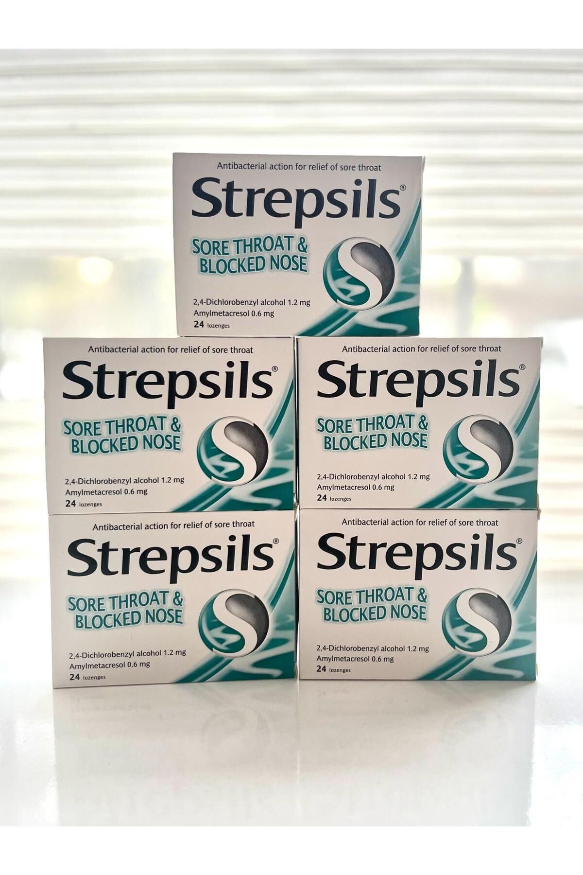 STREPSİLS Strepsils Mentollü Boğaz Pastili 24 Pastil 5’Lİ SET