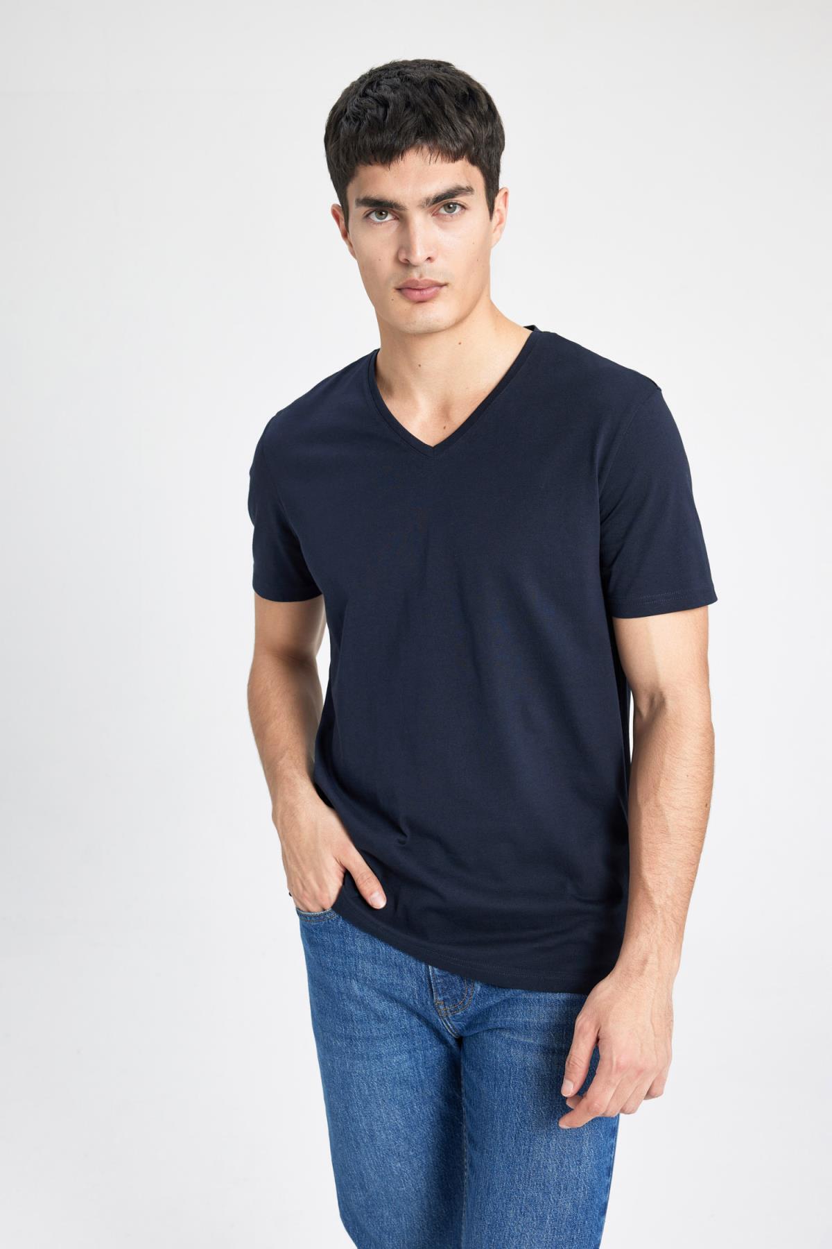 تی شرت مردانه دفاکتو | M7668AZ24SP Defacto - Image 3