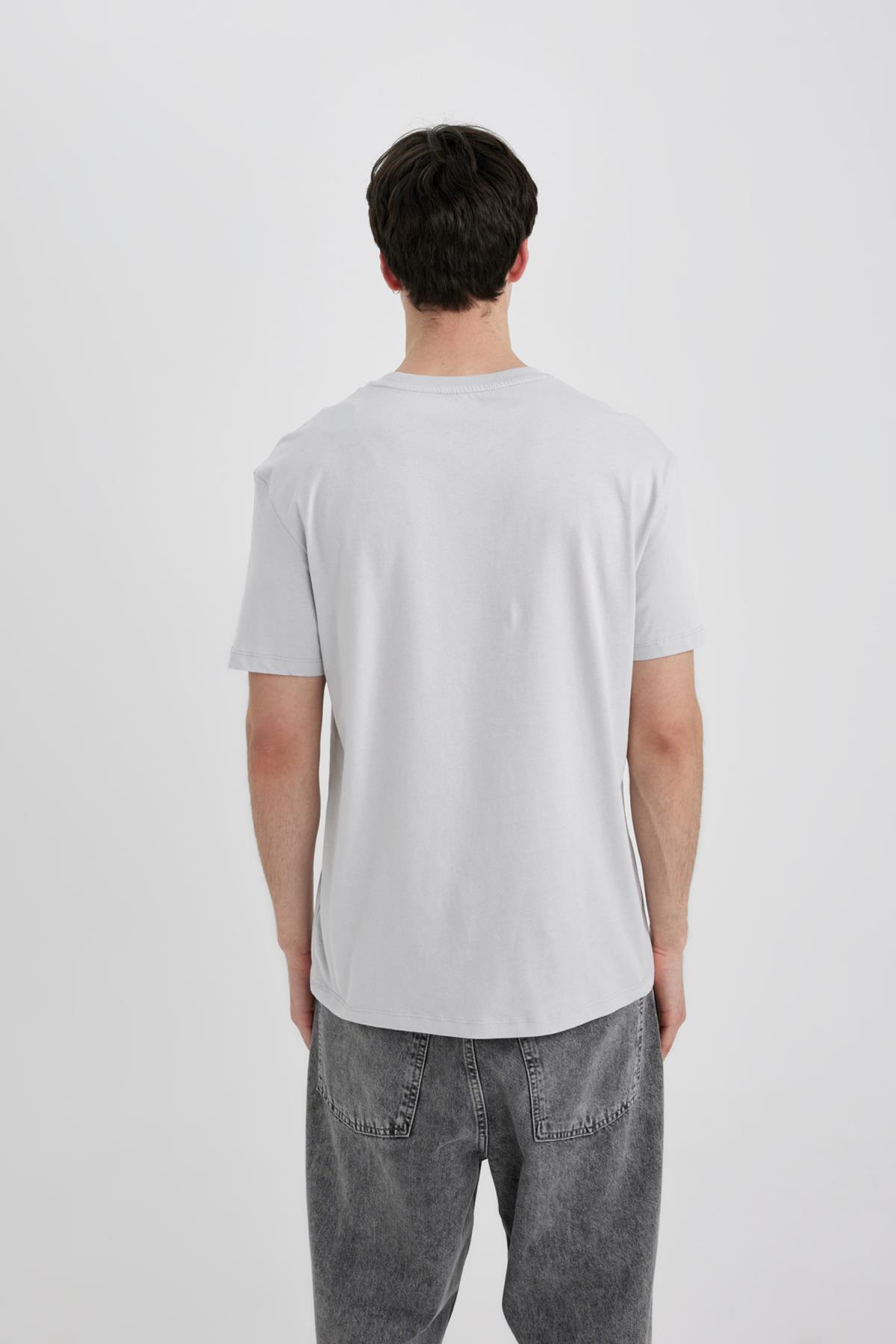 تی شرت مردانه دفاکتو | C2083AX24SM Defacto - Image 4