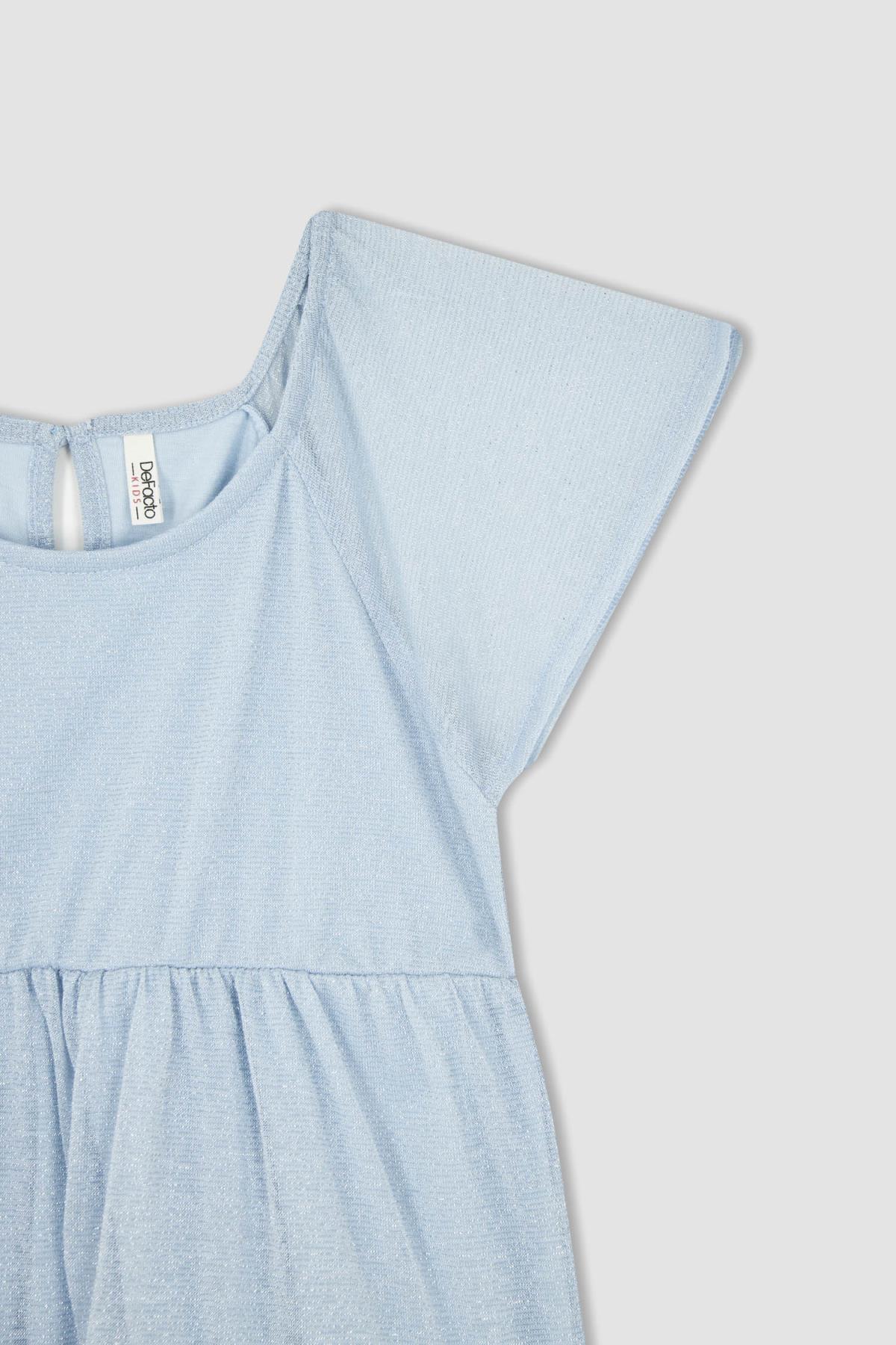 لباس مجلسی دخترانه فیروزه دفکتوDefacto | X3859A622SM اورجینال - تصویر 6