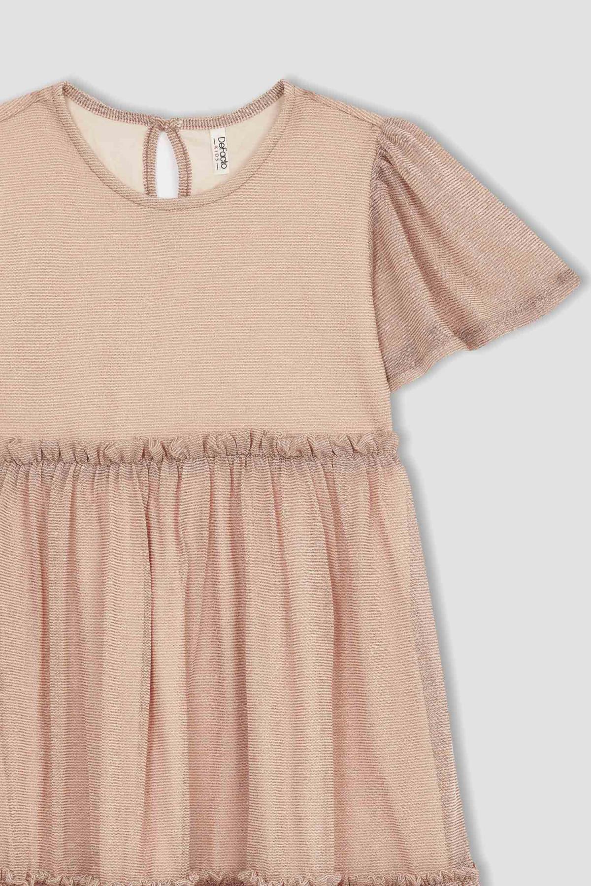 لباس مجلسی دخترانه اکرو دفکتوDefacto | X3861A622SM اورجینال - تصویر 6