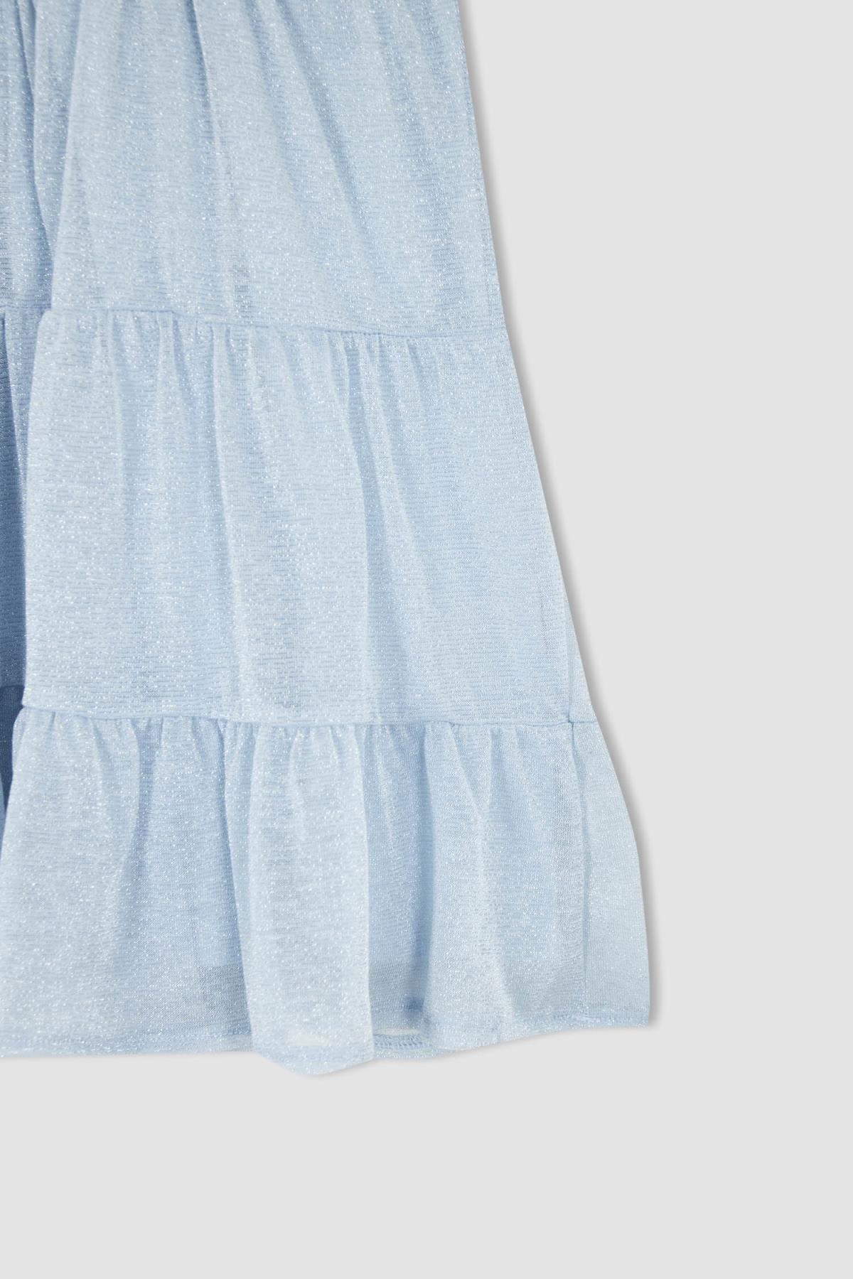 لباس مجلسی دخترانه فیروزه دفکتوDefacto | X3859A622SM اورجینال - تصویر 7