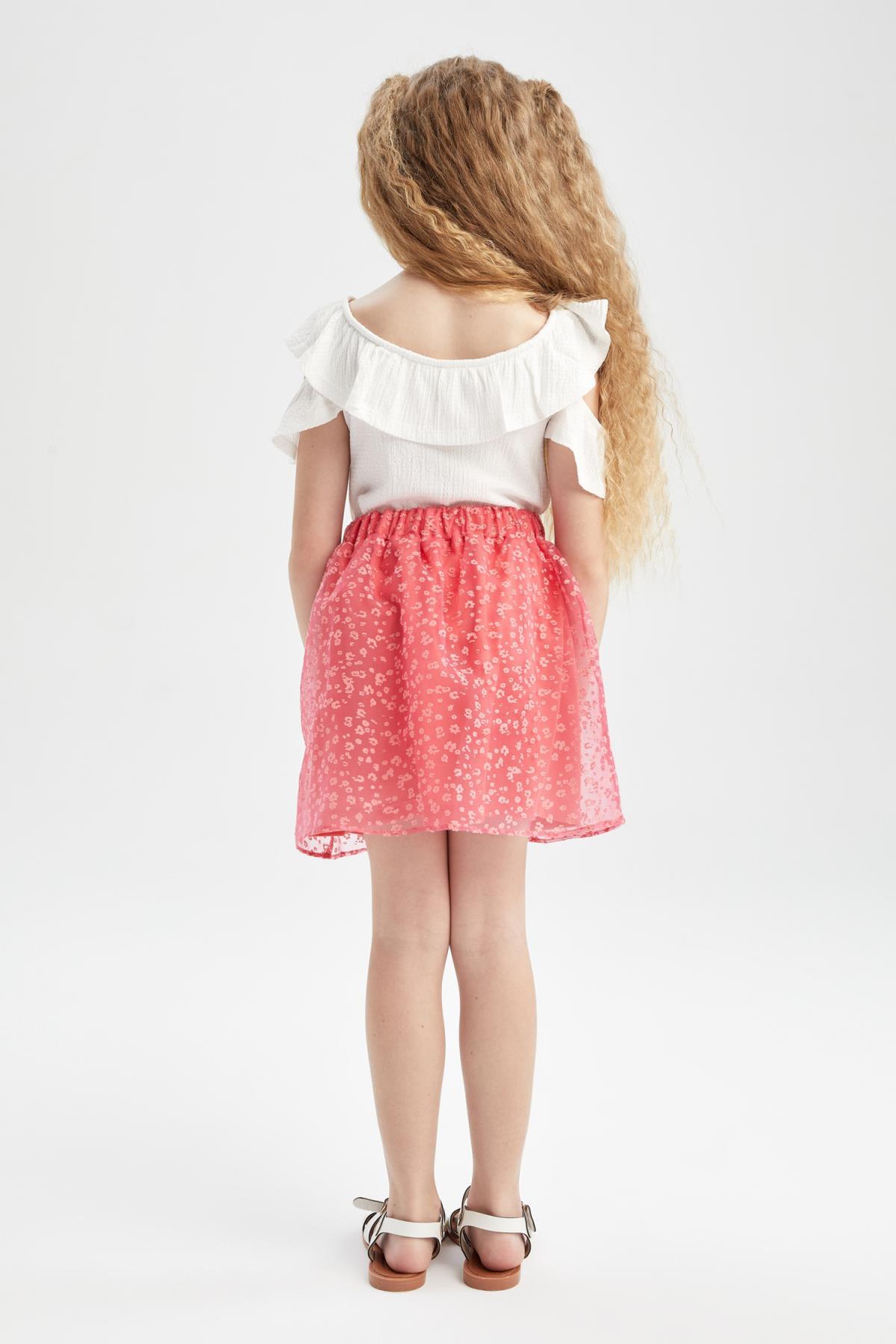 دامن دخترانه دفاکتو Defacto اورجینال دخترانه کد کالا Y9153A622HS - تصویر 4