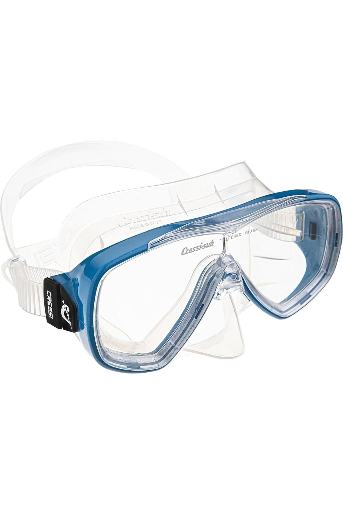 ماسک و اسنورکل آبی Agua Oldda Mexico Palette Mask Snorkel Set ، 37 38 cressi sub
