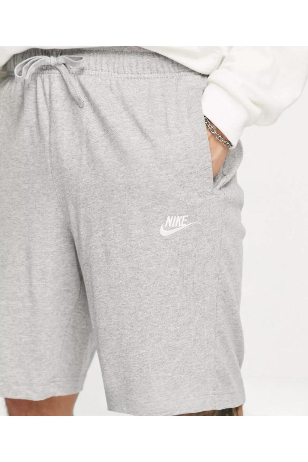 شورت و شلوارک مردانه خاکستری نایکی | BV2772-063-410 اورجینال - تصویر 4