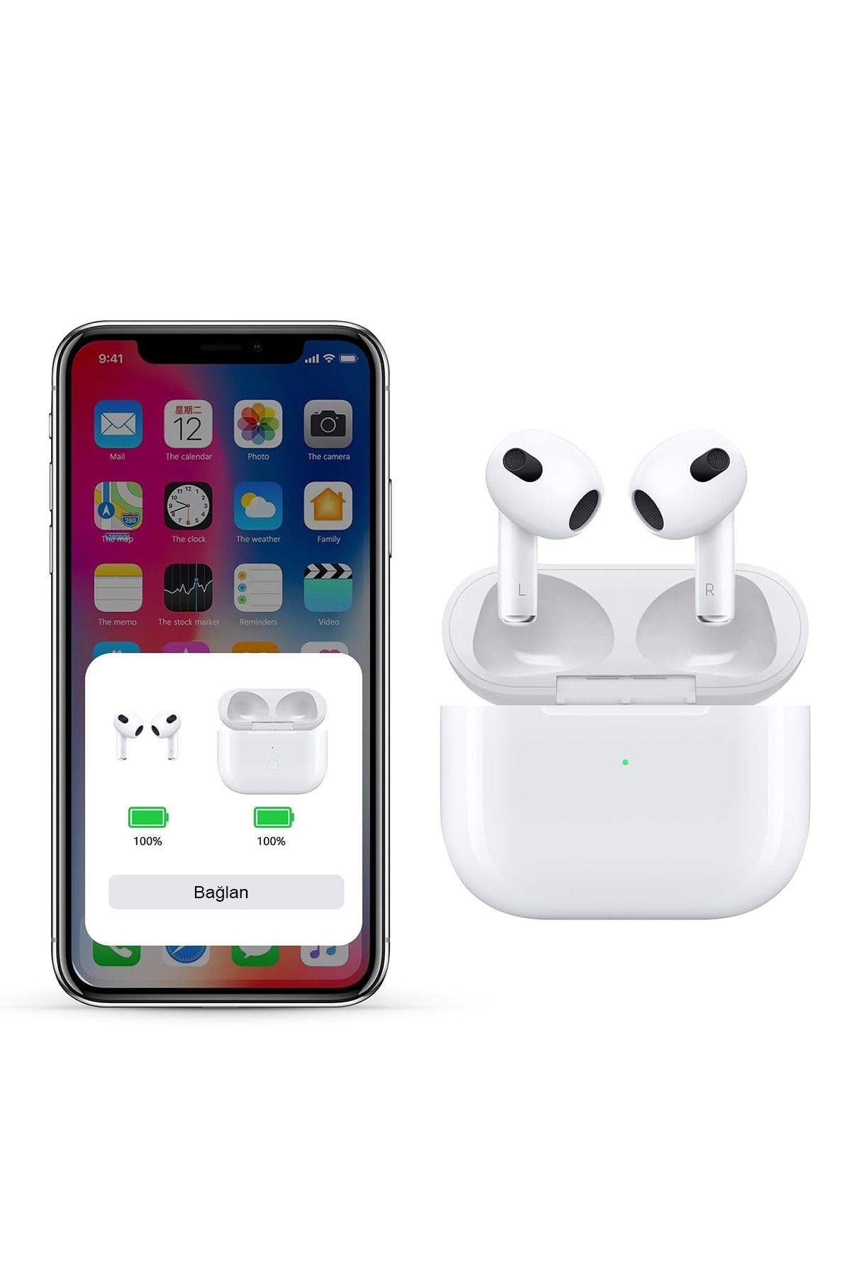 Samsung Apple Xiaomi Lg Huawei Realmi Oppo Apple Telefonlara Uyumlu Kablosuz Air Bluetooth Kulaklık