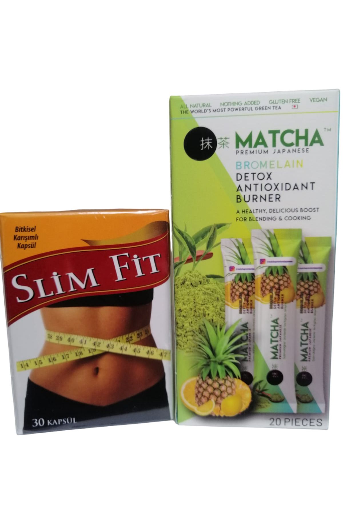 Kapsül 30 lu & Matcha Detox Ananaslı 20 li