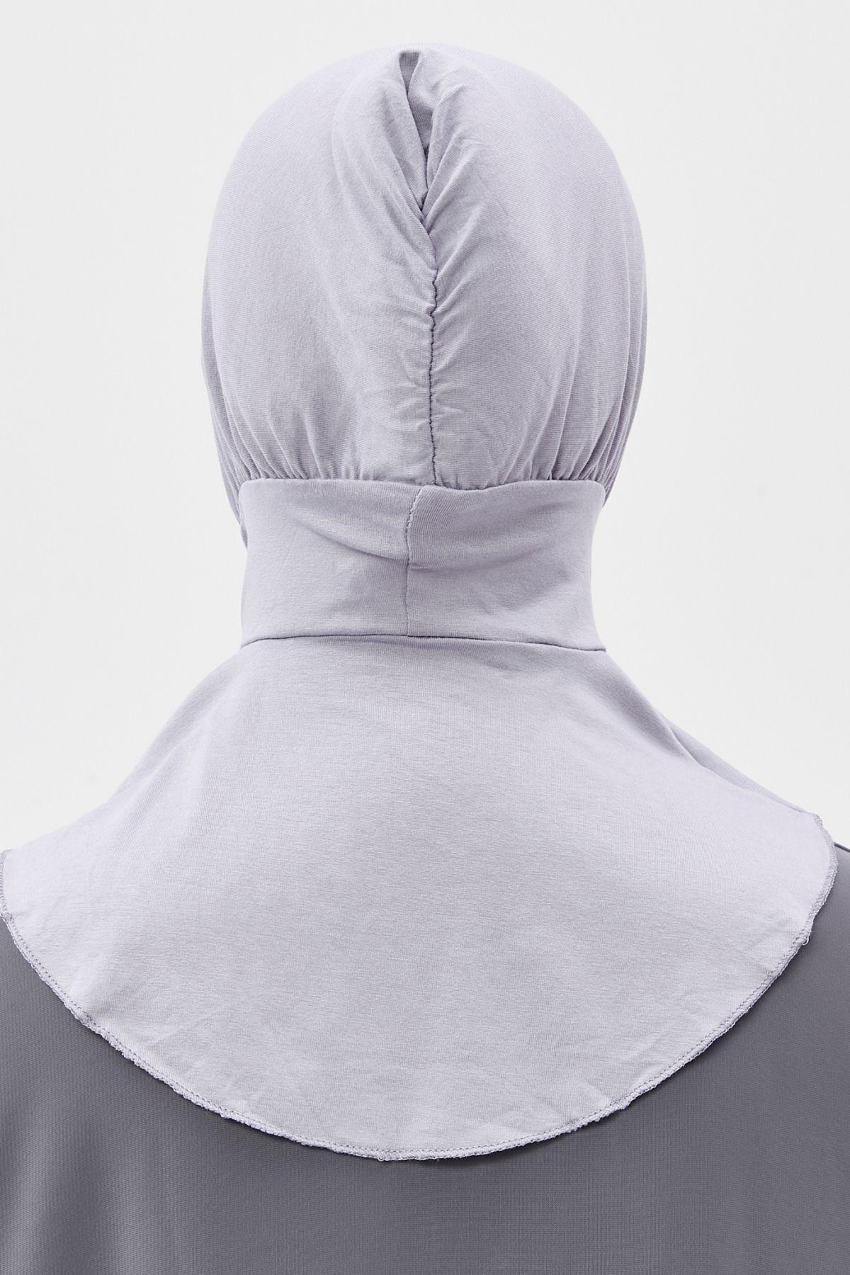 Altobeh-Hijab damă practic cu guler pentru gât - Bonnet sportiv - gri 6