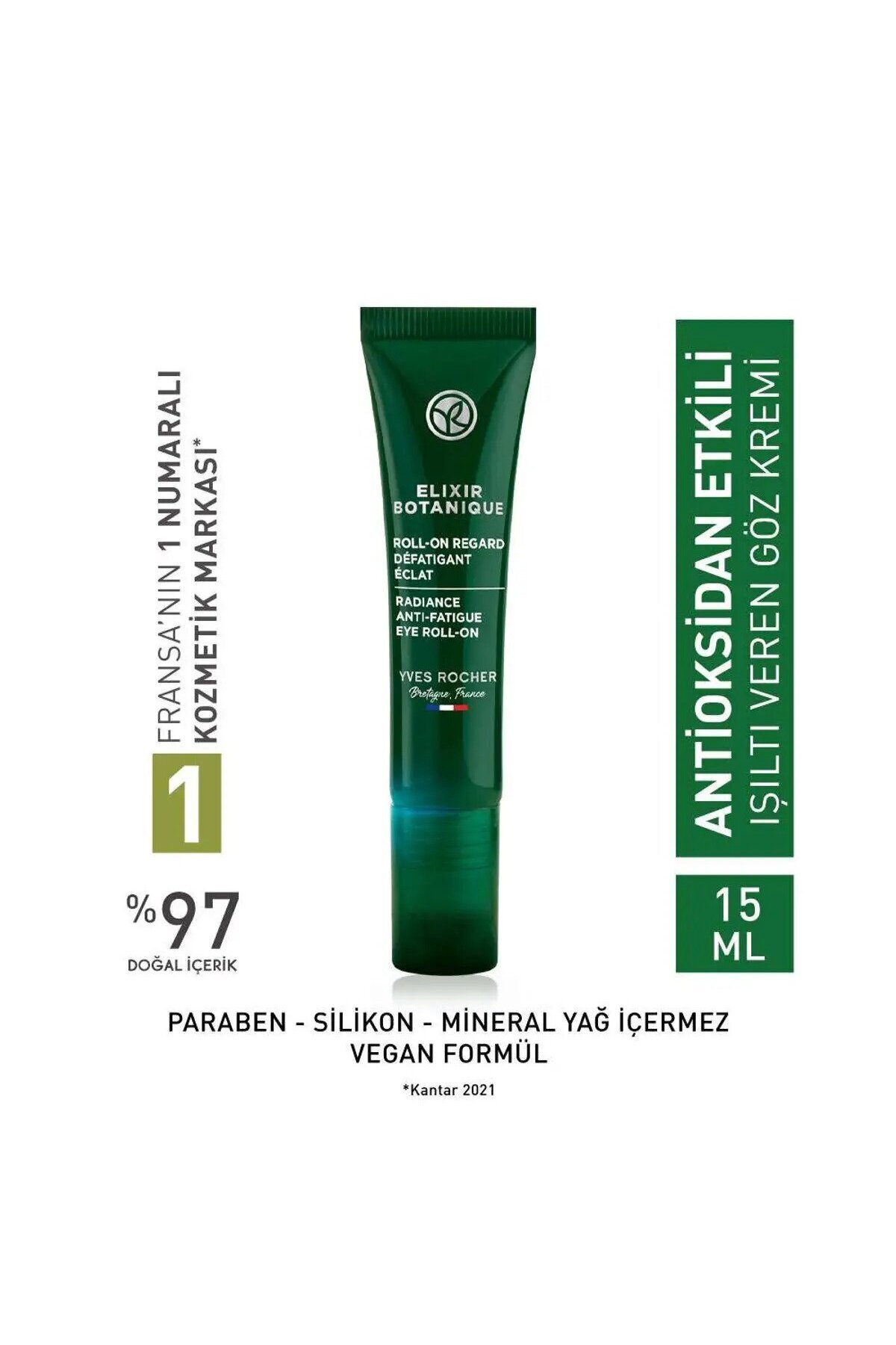 Yves Rocher HYALURONİC ACİD ANTİ DARK CİRCLE EYE CREAM 15ML DEMBA1398