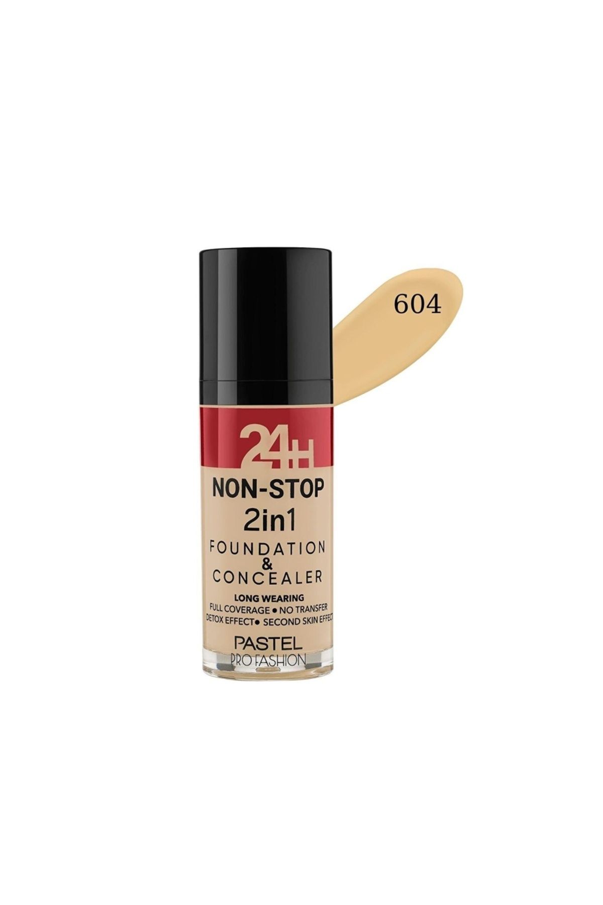 Profashion 24h Non-stop 2in1 Fondöten Ve Kapatıcı 604 Vanilla