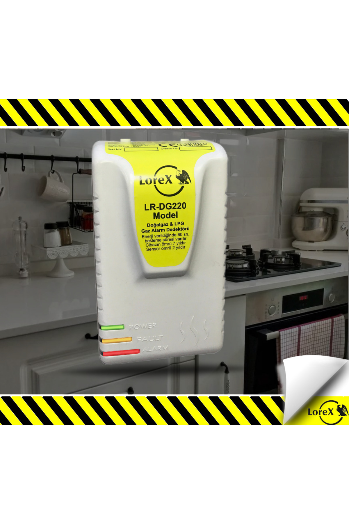 LOREX Ev Tipi Gaz Dedektörü
